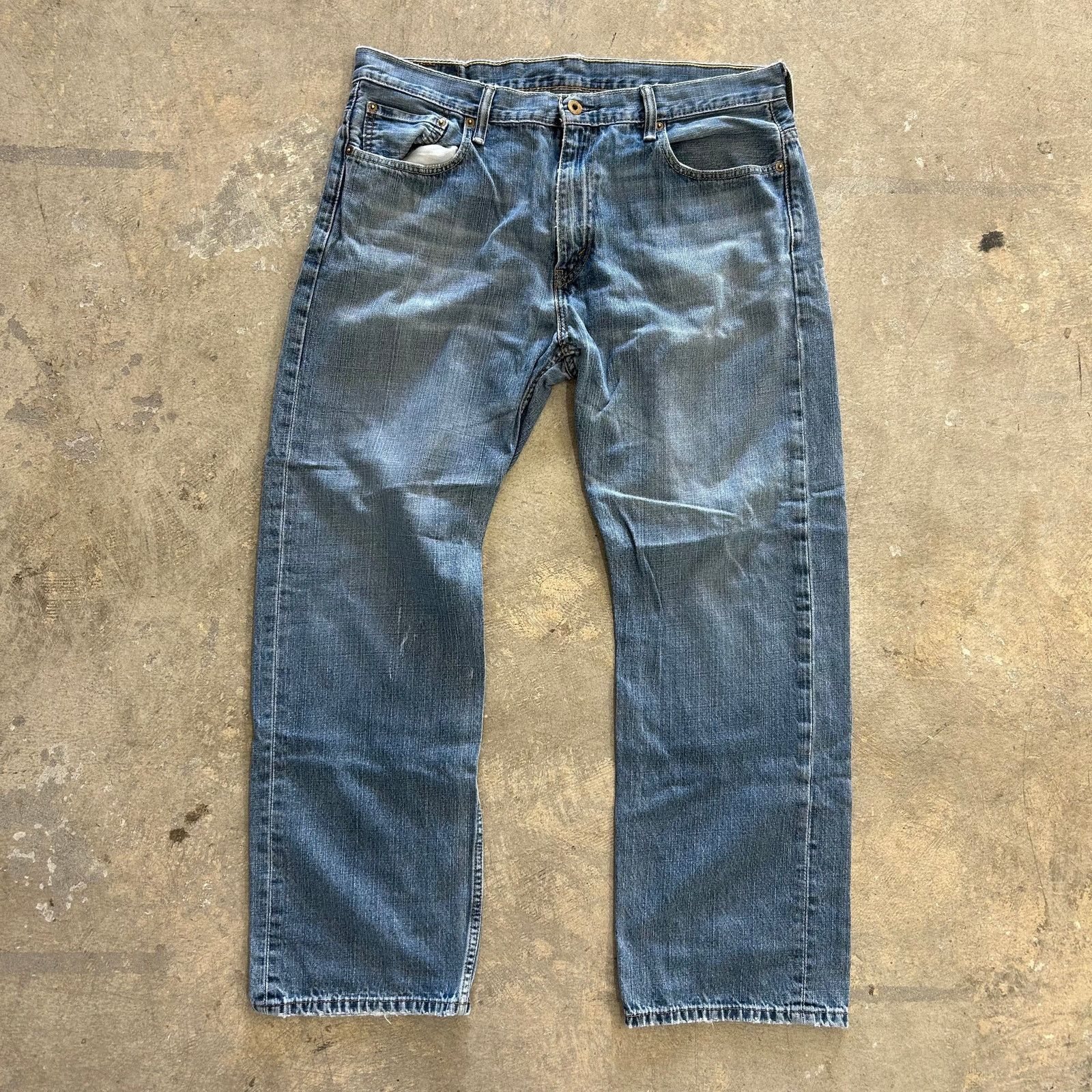 Levi's Levis Strait leg Baggy Jeans (Flaw) Size US 36 / EU 52 - 1 Thumbnail