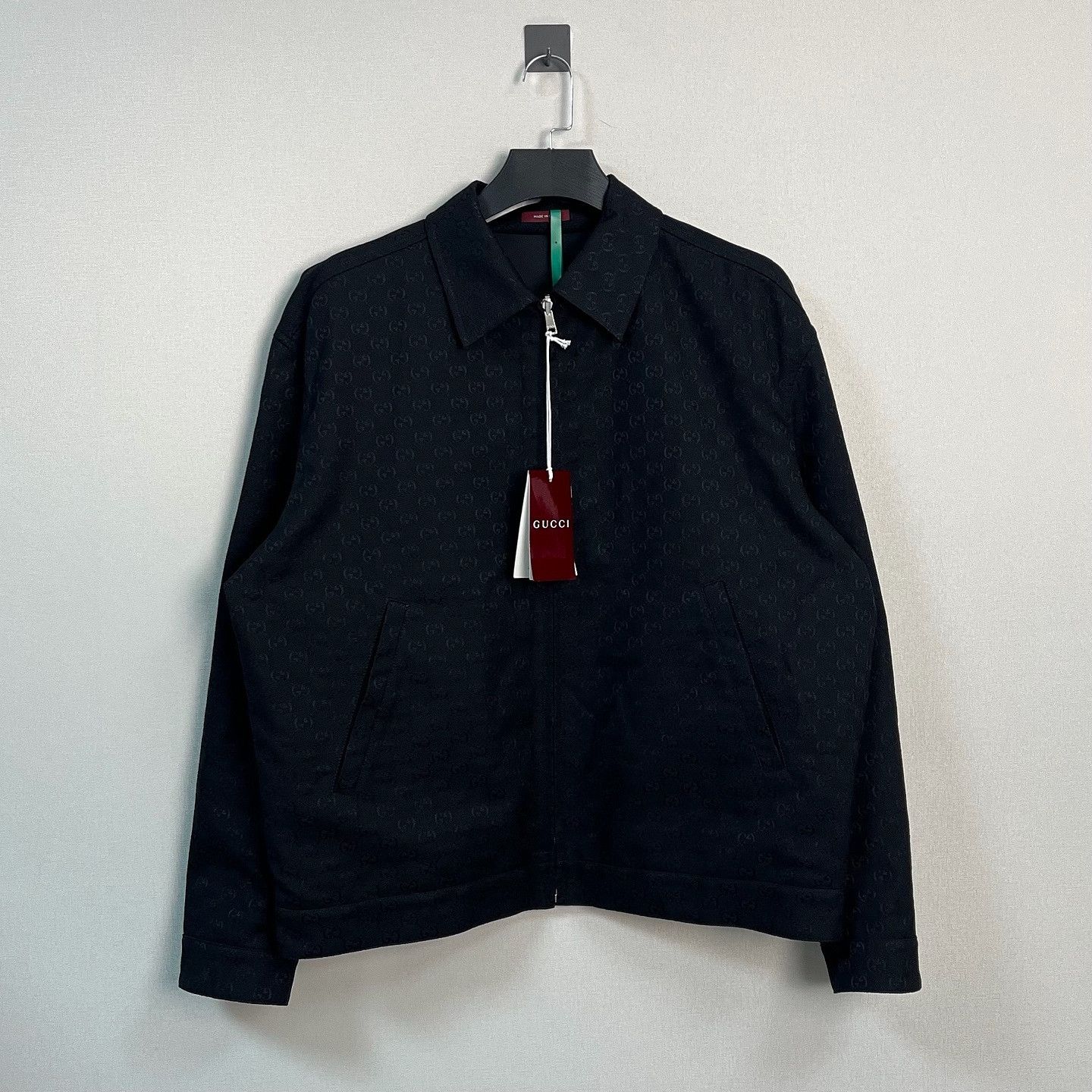 Gucci Gucci GG Canvas Zip Jacket Size 56 Size US XL / EU 56 / 4 - 1 Thumbnail