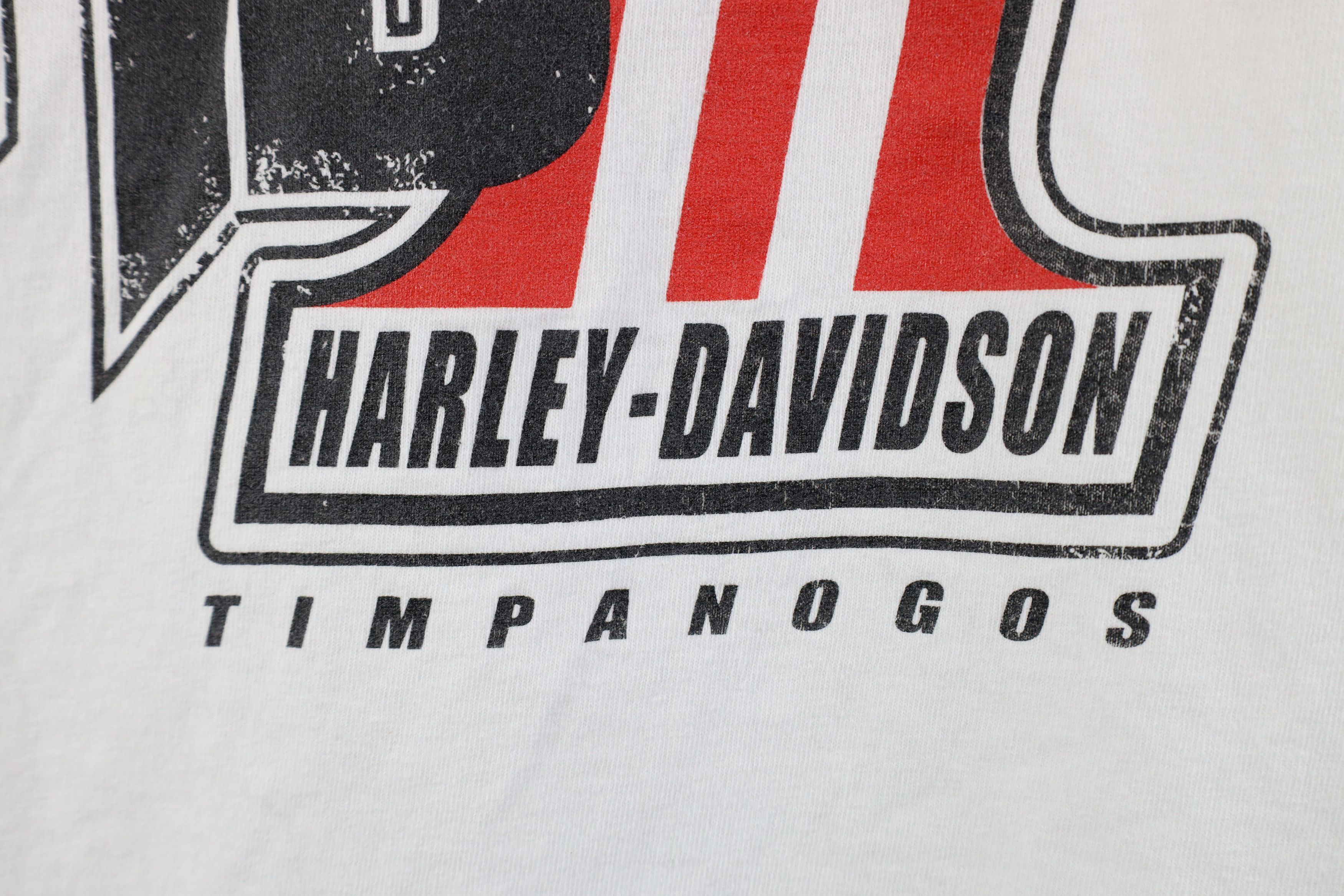 Harley Davidson Vintage Harley Davidson Short Sleeve T-Shirt White Size US XL / EU 56 / 4 - 5 Thumbnail