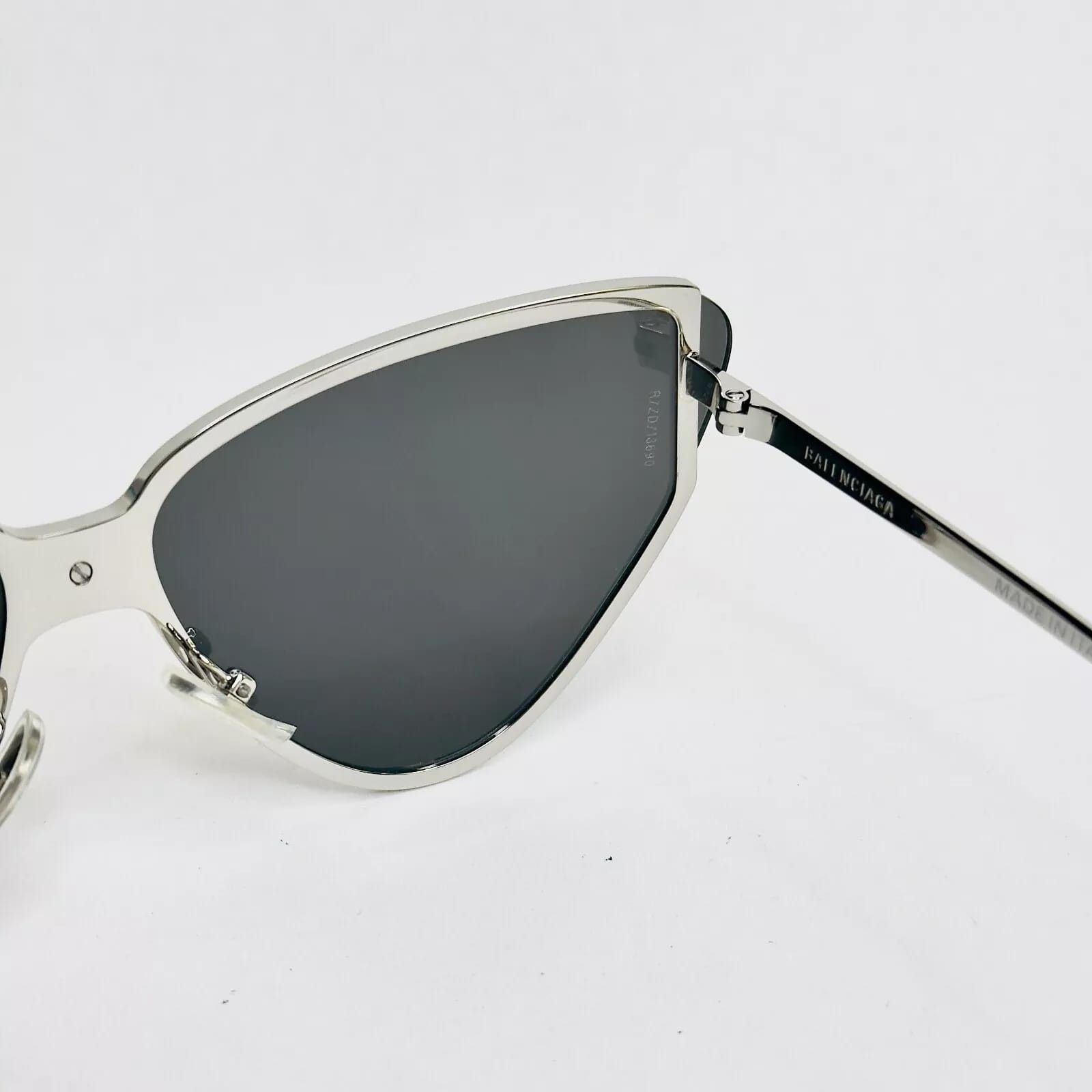 Balenciaga BALENCIAGA SHIELD 2.0 0191 Metal Silver Pale BB0191S 005 Size ONE SIZE - 5 Thumbnail