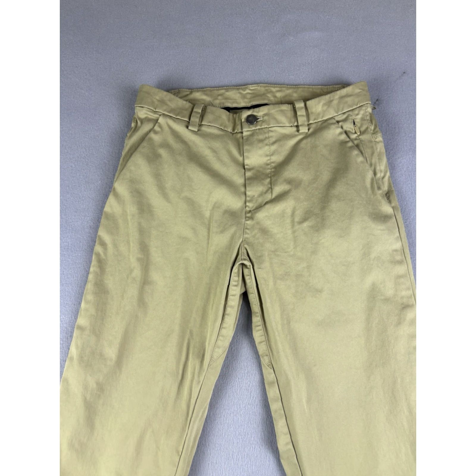 Lululemon Lululemon Pants Mens Slim Fit Chino Brown 28x32 Regular Polyester Blend Flat Front Zipper Button Slim Inseam 32 Size US 28 / EU 44 - 2 Thumbnail