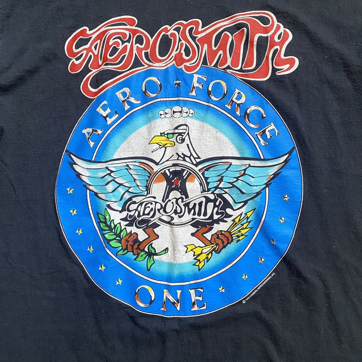 Band Tees VINTAGE AEROSMITH BAND AERO FORCE ONE BIG LOGO T SHIRT Size US M / EU 48-50 / 2 - 2 Thumbnail