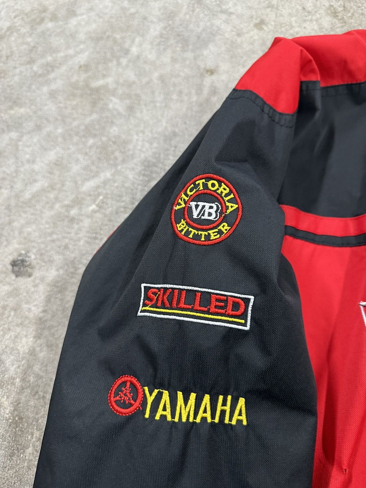 Yamaha Crazy Y2K Yamaha Zip Up Racing Bomber Jacket Size US S / EU 44-46 / 1 - 8 Thumbnail