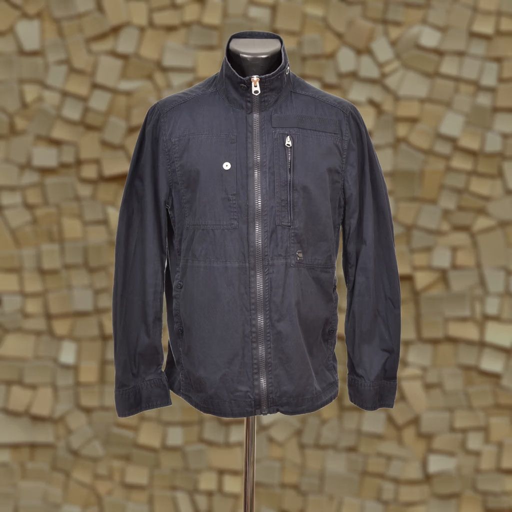 G-Star G-Star Raw Powel DC Overshirt L/S Jacket Navy Size S Mens Jacket Size US S / EU 44-46 / 1 - 1 Thumbnail