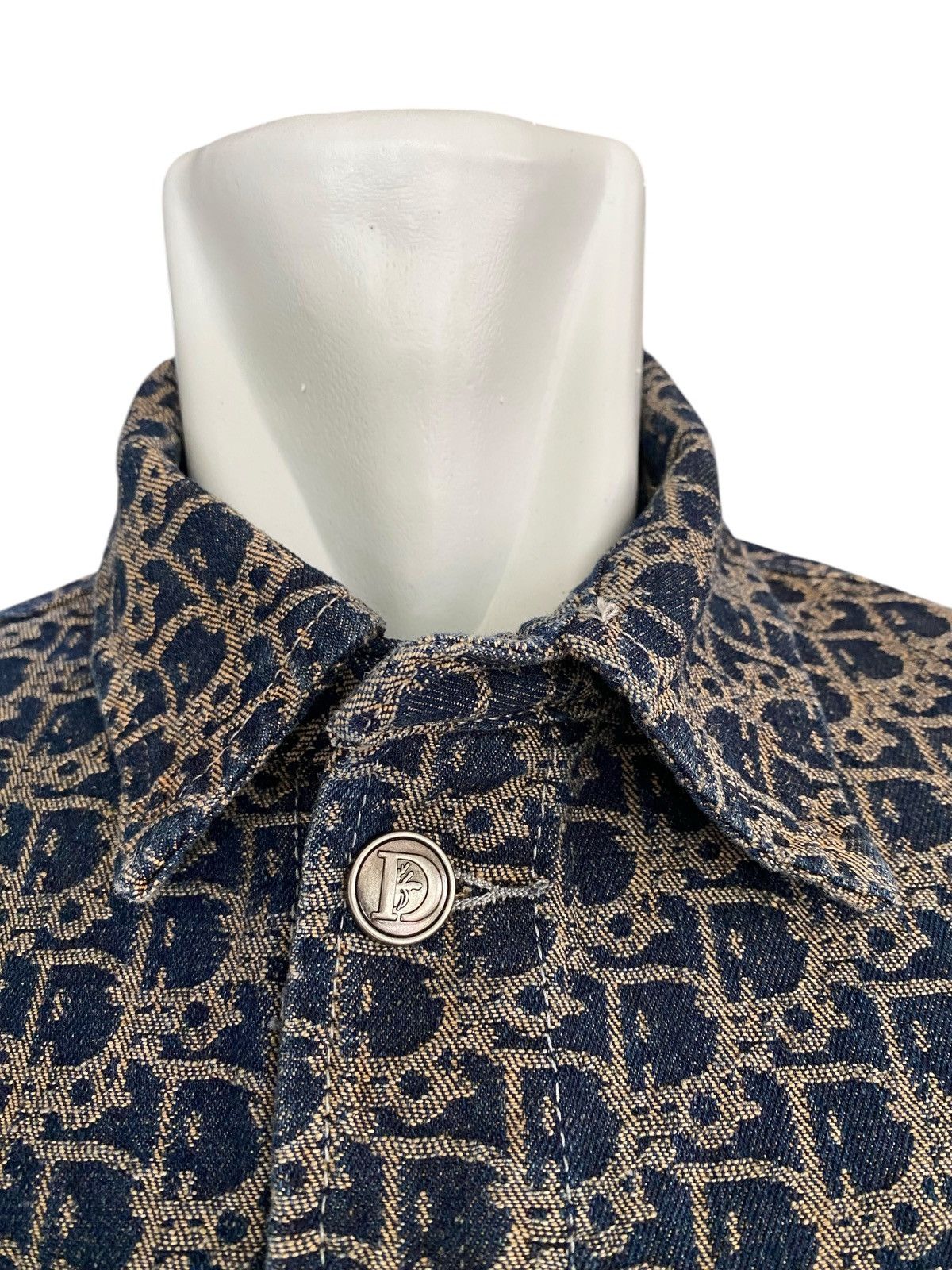Handmade Rare🔥Inspiring Monogram Button Jacket Size US L / EU 52-54 / 3 - 8 Thumbnail