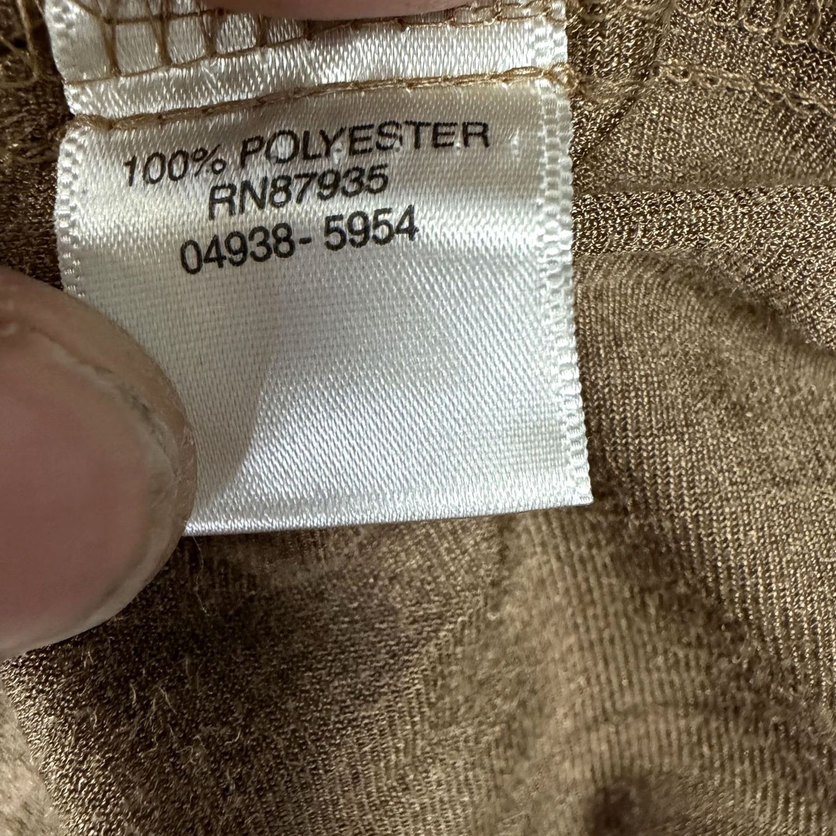 Vintage Christopher & Banks Skirt Women M Brown Peasant Midi Crinkle Elastic Waist Boho, Casual, 100% Polyester, Pull On, Regular, Fall & Spring Size 32" / US 10 / IT 46 - 5 Thumbnail