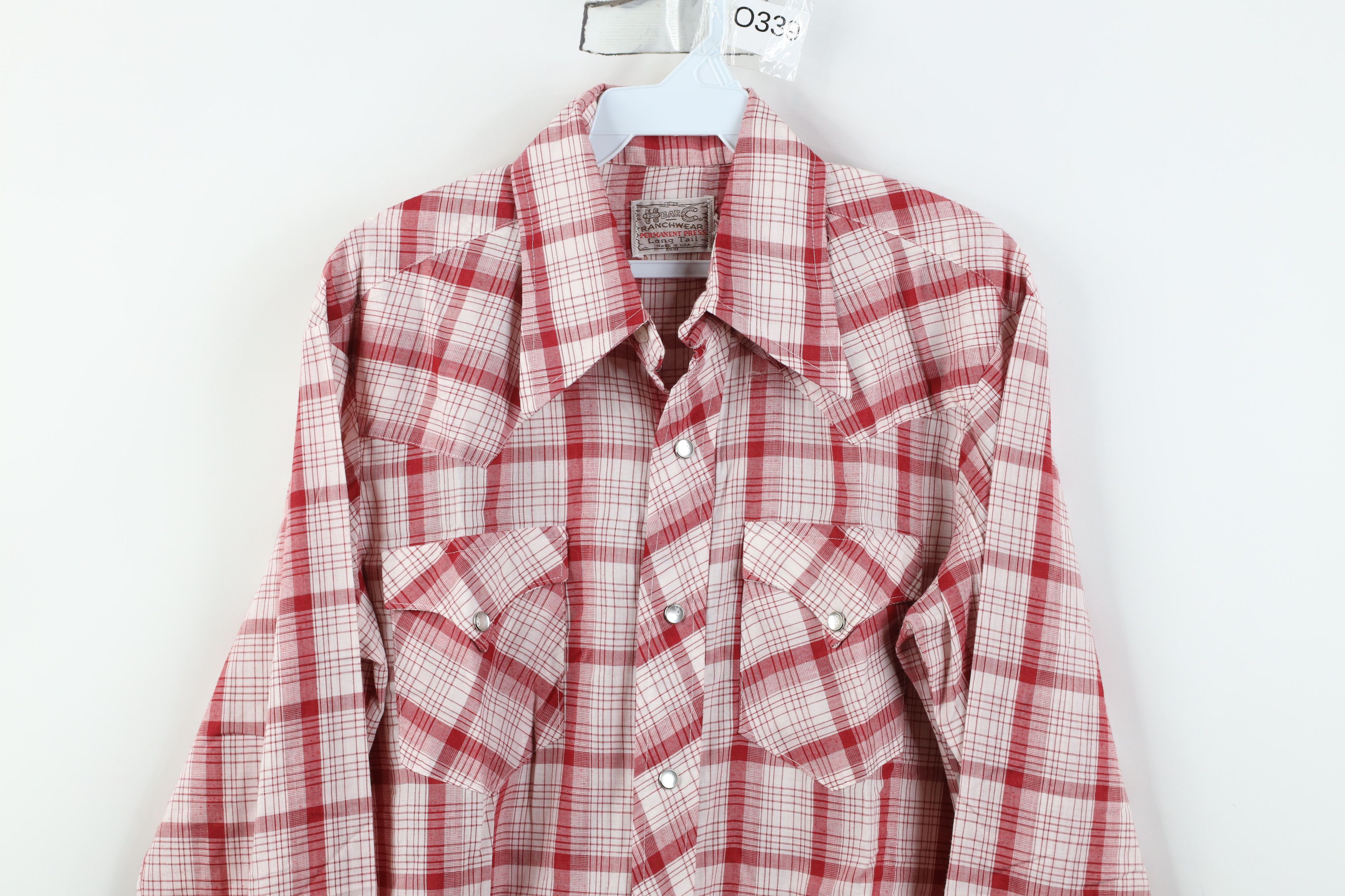 Vintage Vintage 70s Streetwear Collar Western Cowboy Button Shirt Size US M / EU 48-50 / 2 - 2 Thumbnail