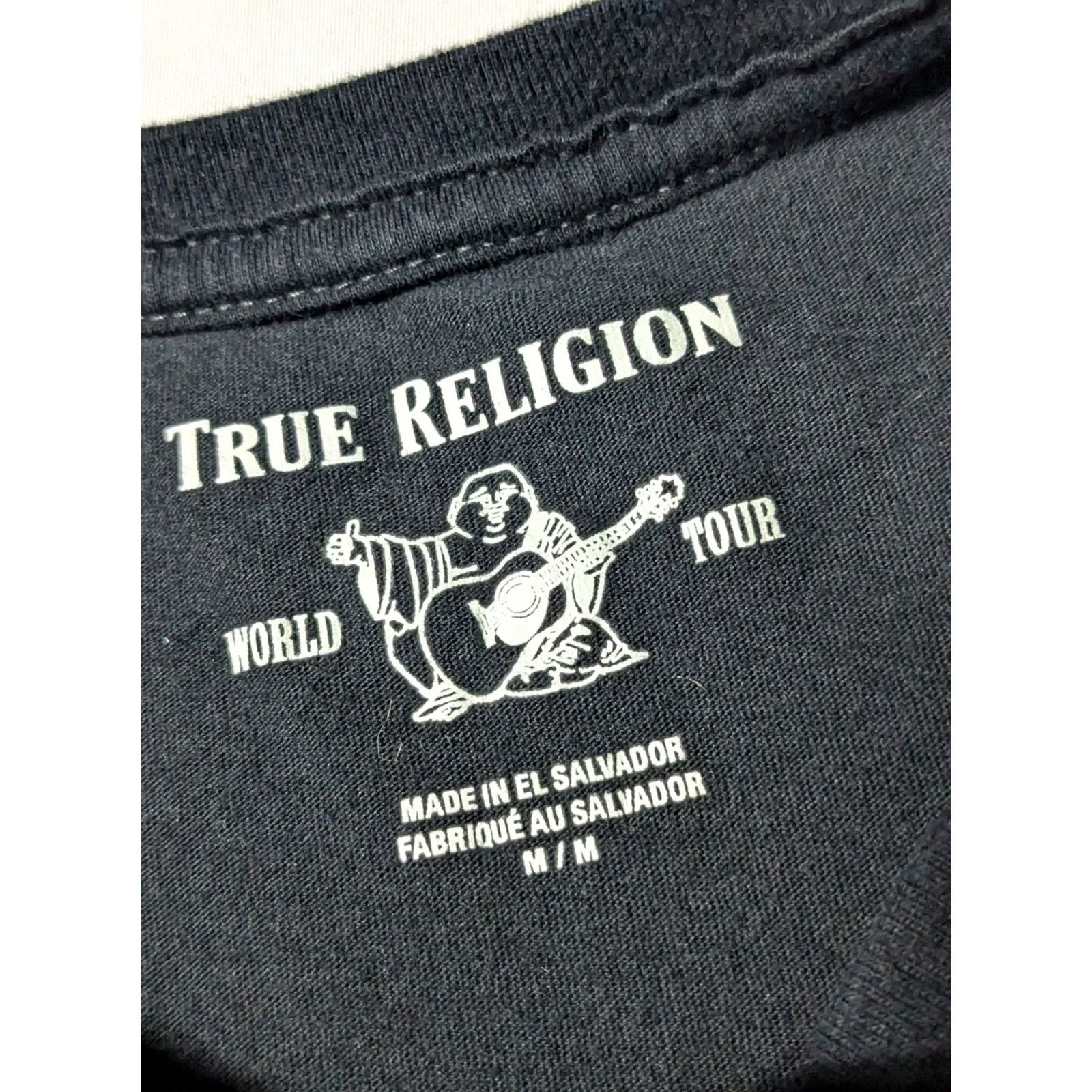 True Religion TRUE RELIGION NEED TRUE? CALL NOW Men M Black Cotton T-Shirt Size US M / EU 48-50 / 2 - 5 Thumbnail