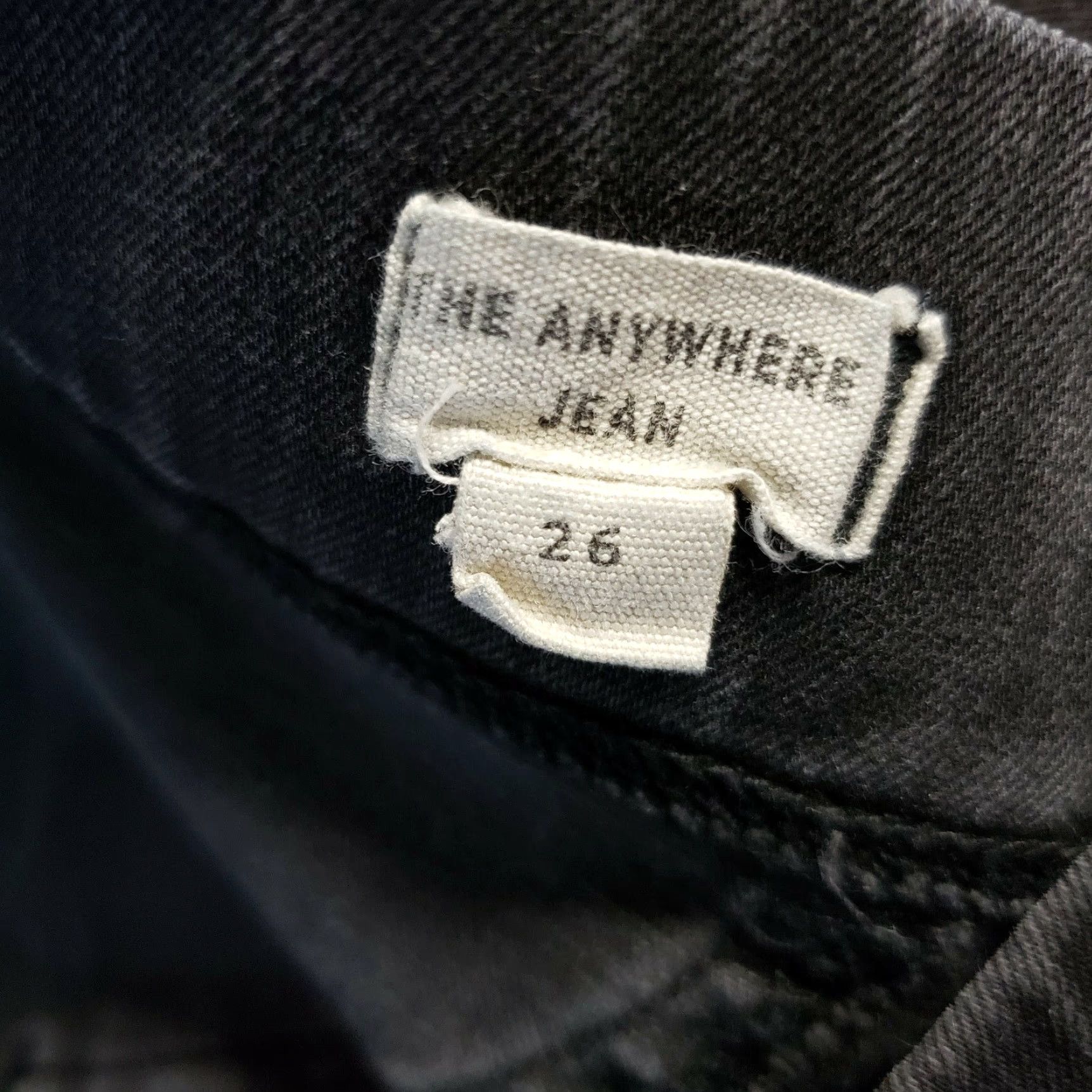 Madewell Madewell Womens Anywhere Skinny Jeans Sz 26 Black/Gray Pull On Mid Rise Size 26" / US 2 / IT 38 - 6 Thumbnail