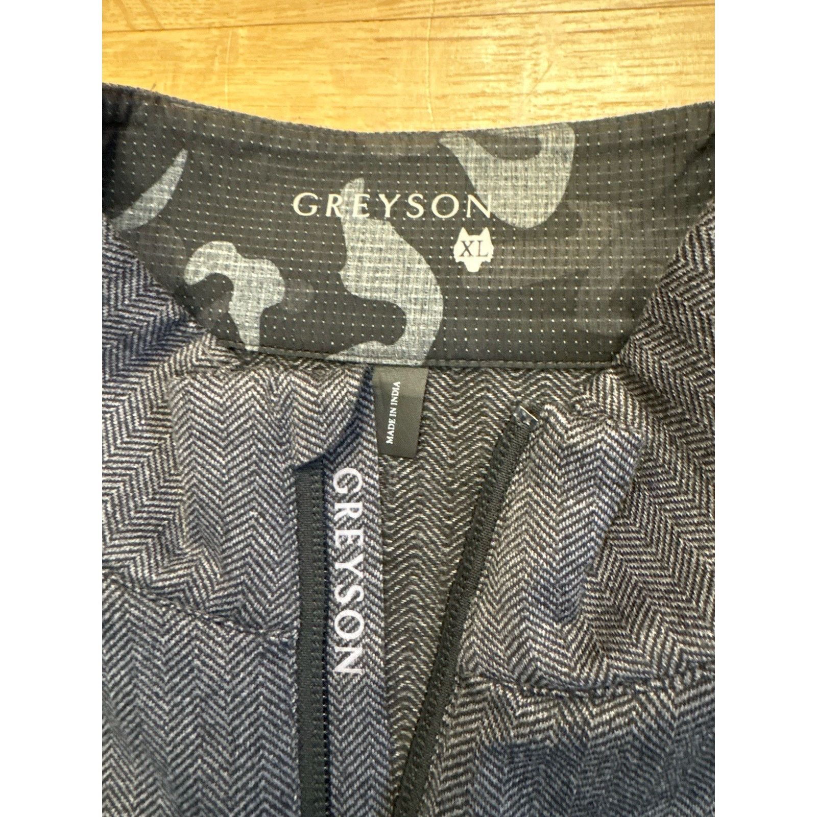 Grenson Greyson Men's Pullover, Tate Mockneck 1/4 Zip Up XL Size US XL / EU 56 / 4 - 3 Thumbnail