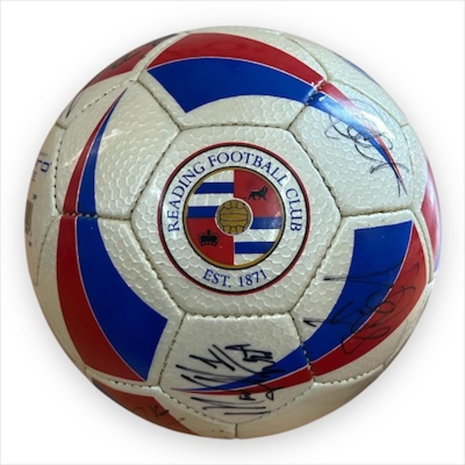 Designer Reading FC 2007 Squad Signed Official HYPRO Match ball (F25) Size ONE SIZE - 3 Thumbnail
