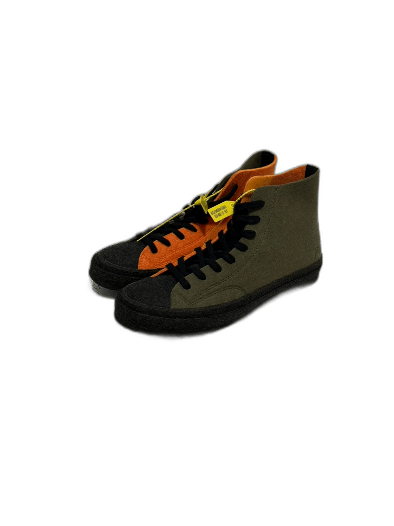 JW Anderson Converse Green Orange Sneakers