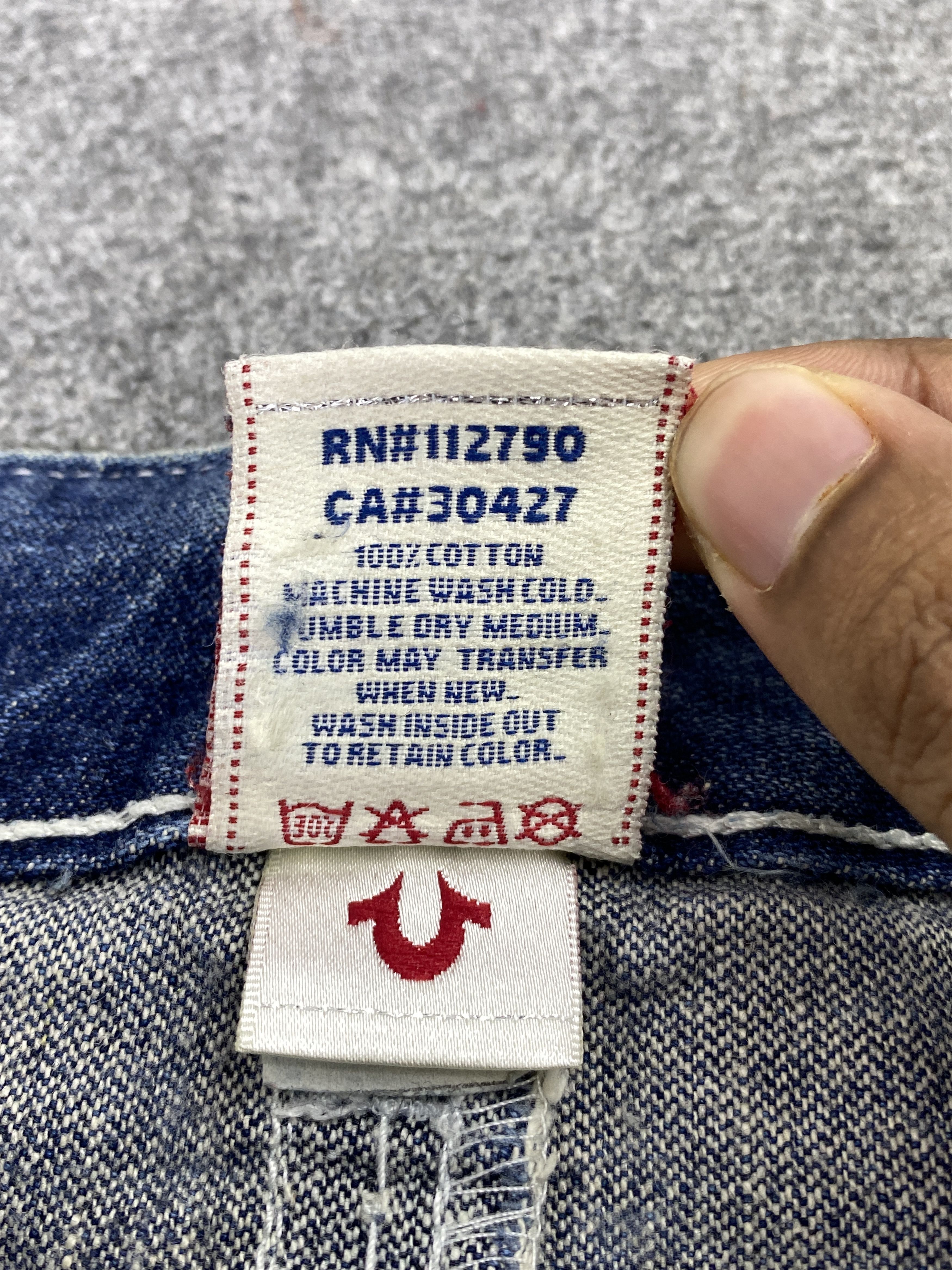 True Religion Vintage True Religion Blue Faded Jeans DP2878 Size US 34 / EU 50 - 7 Thumbnail
