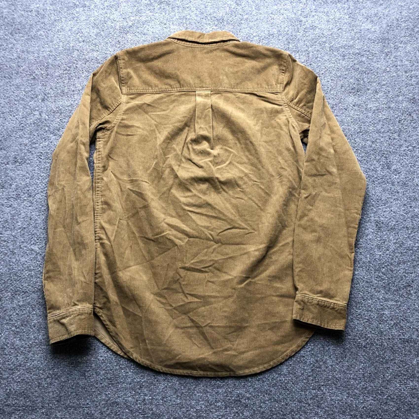 Vans VANS Shirt Mens Small Brown Corduroy Long Sleeve Button Up Rose Embroidered 1966 Size US S / EU 44-46 / 1 - 6 Thumbnail