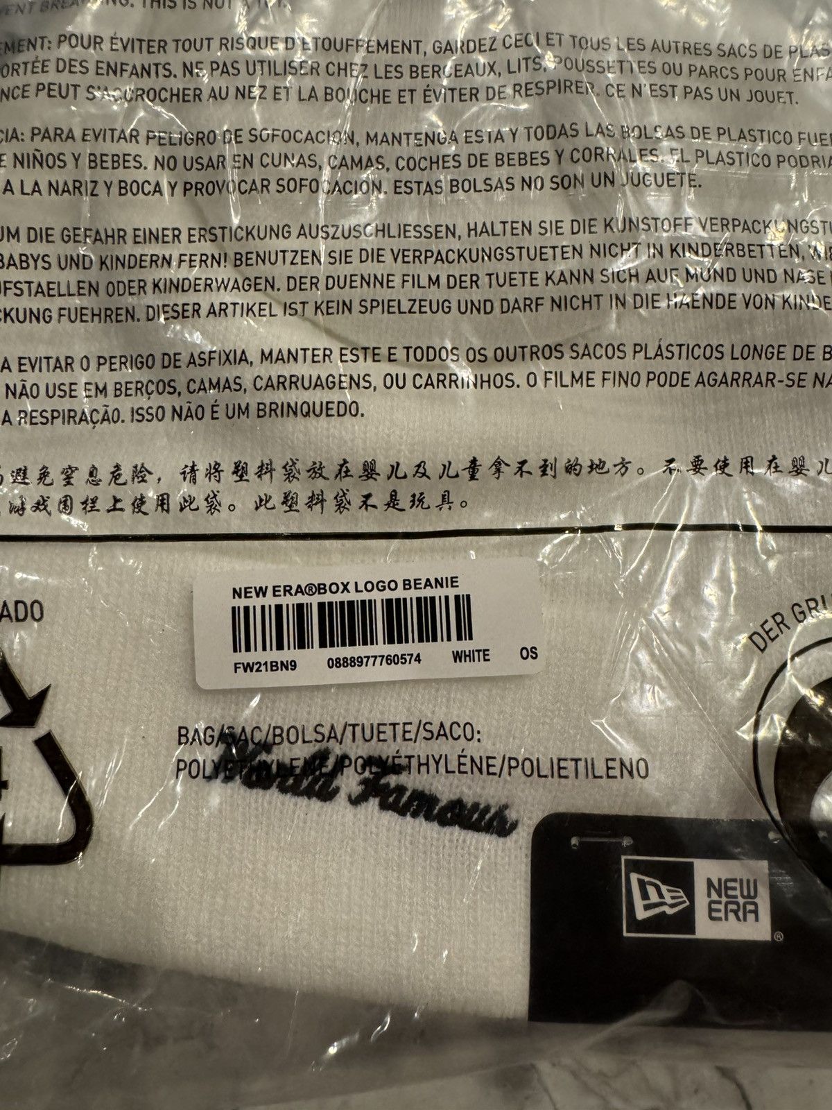 Supreme Supreme Beanie white box logo Size ONE SIZE - 3 Thumbnail