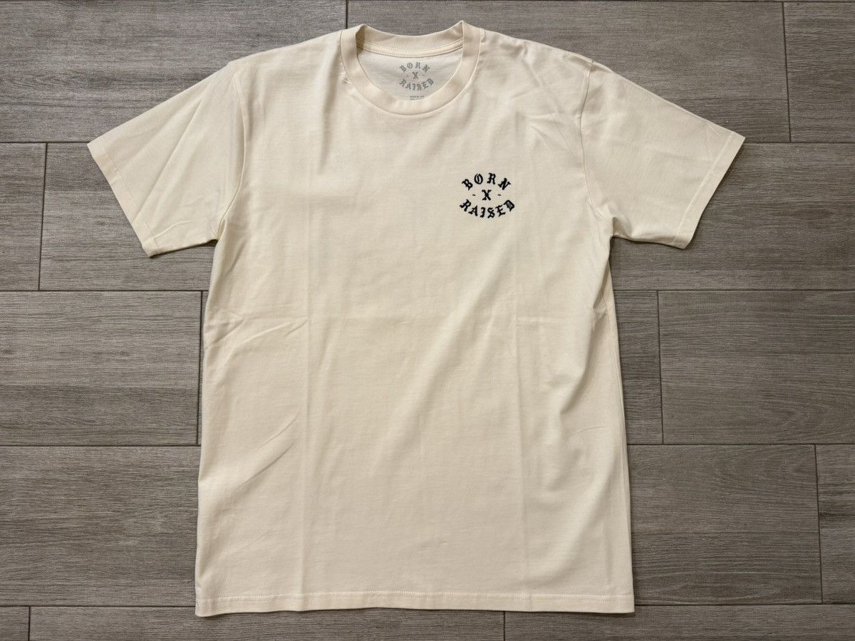 Born X Raised BORN X RAISED Rocker Tee T-Shirt Cream Black Size L Large Size US L / EU 52-54 / 3 - 1 Thumbnail
