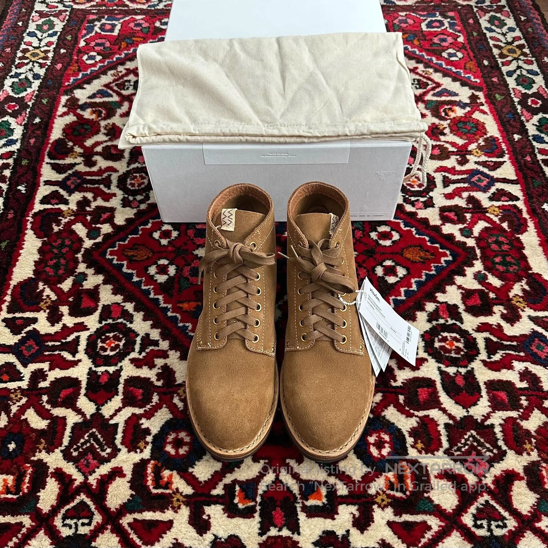 Visvim visvim Brigadier Boots in Beige. Size US 8.5 / EU 41-42 - 1 Thumbnail