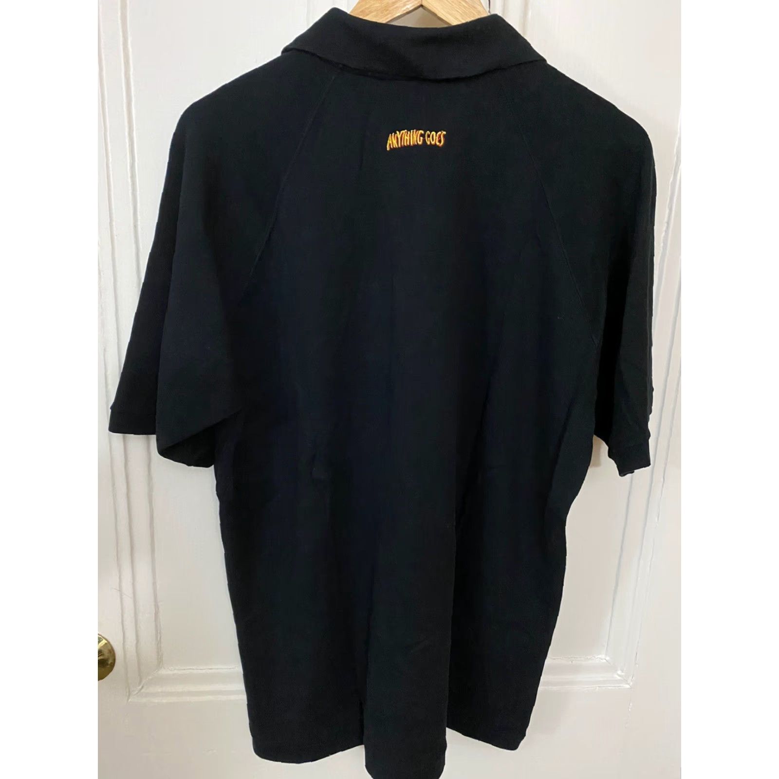 Vintage Kahlua Polo Shirt Black L Mens Large Zip Bar Party Deliscious Size US L / EU 52-54 / 3 - 3 Thumbnail