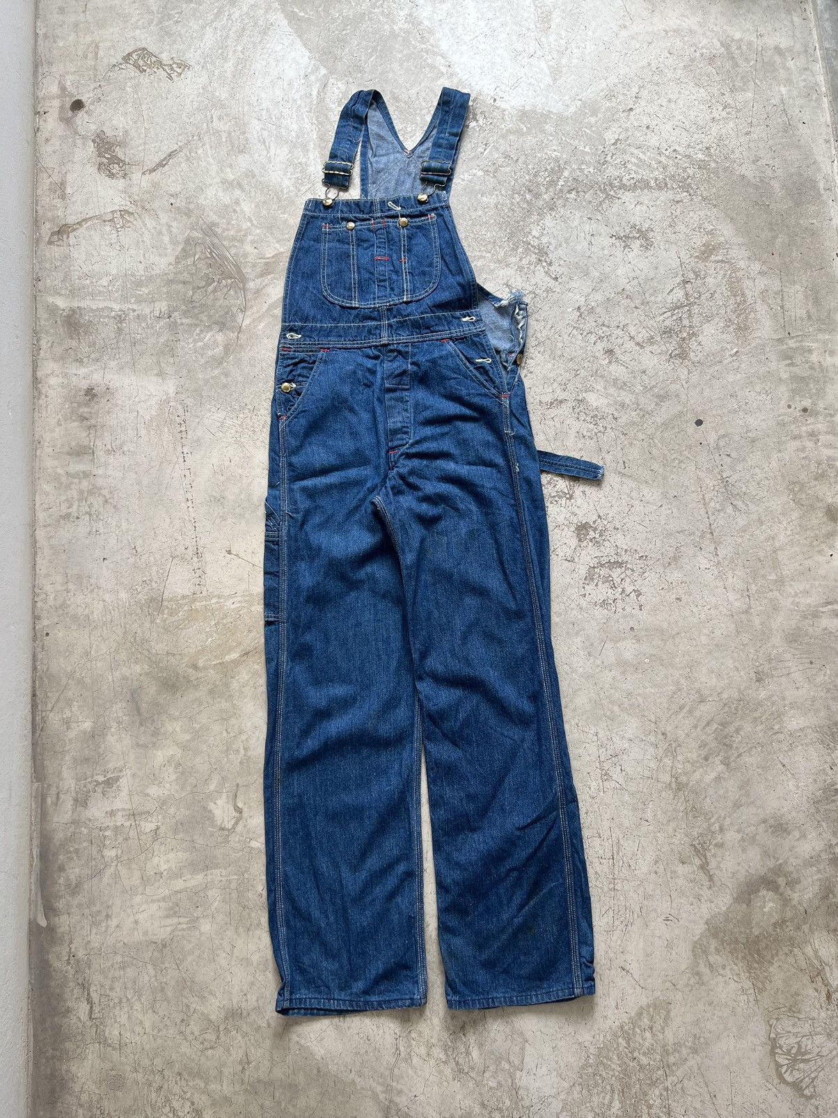 Vintage Distressed Vintage 50's UNION MADE Overalls Size US 32 / EU 48 - 2 Thumbnail