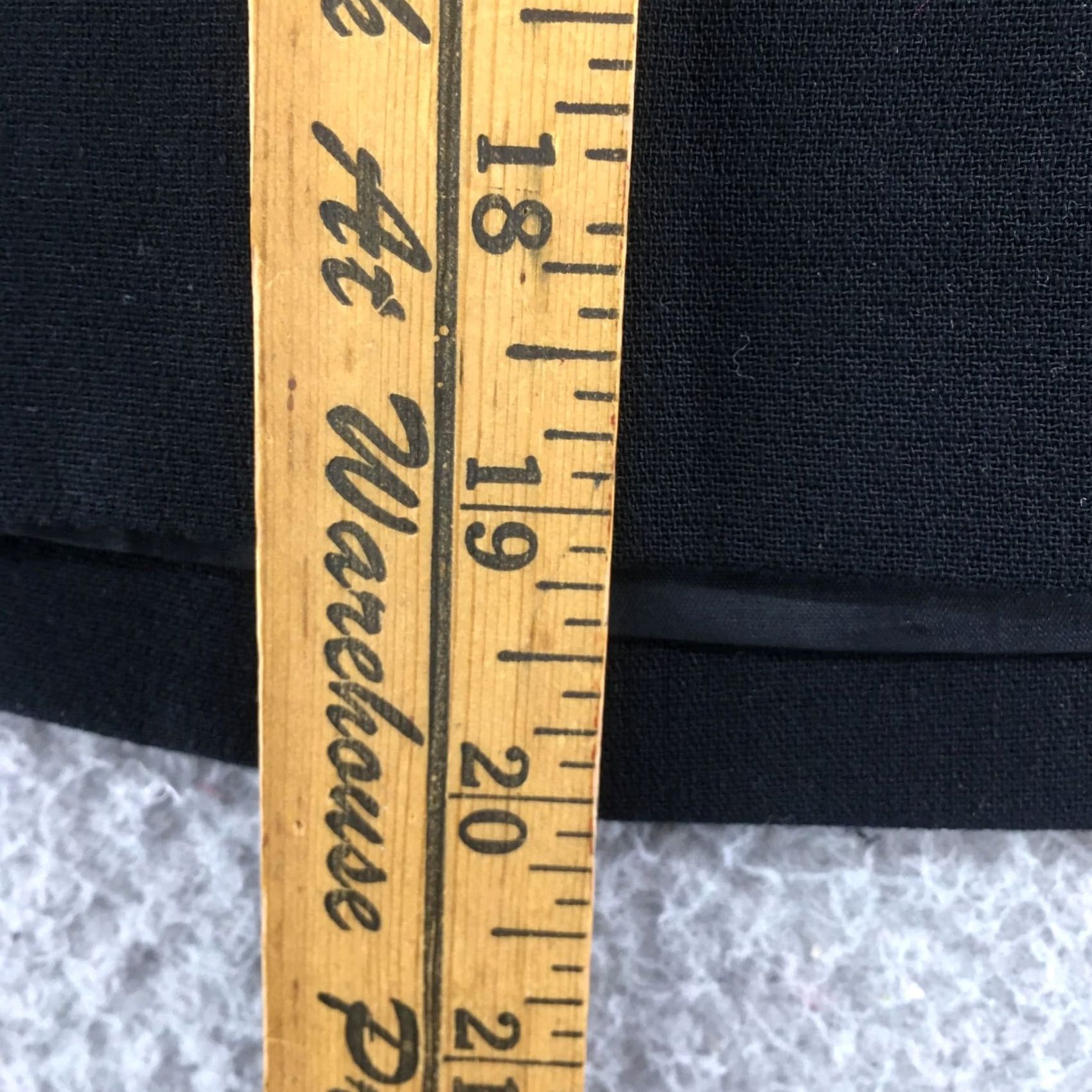 Gap GAP Side Slit Pencil Straight Skirt Womens 8 Black Flat Front Zip Back Casual Size 30" / US 8 / IT 44 - 3 Thumbnail