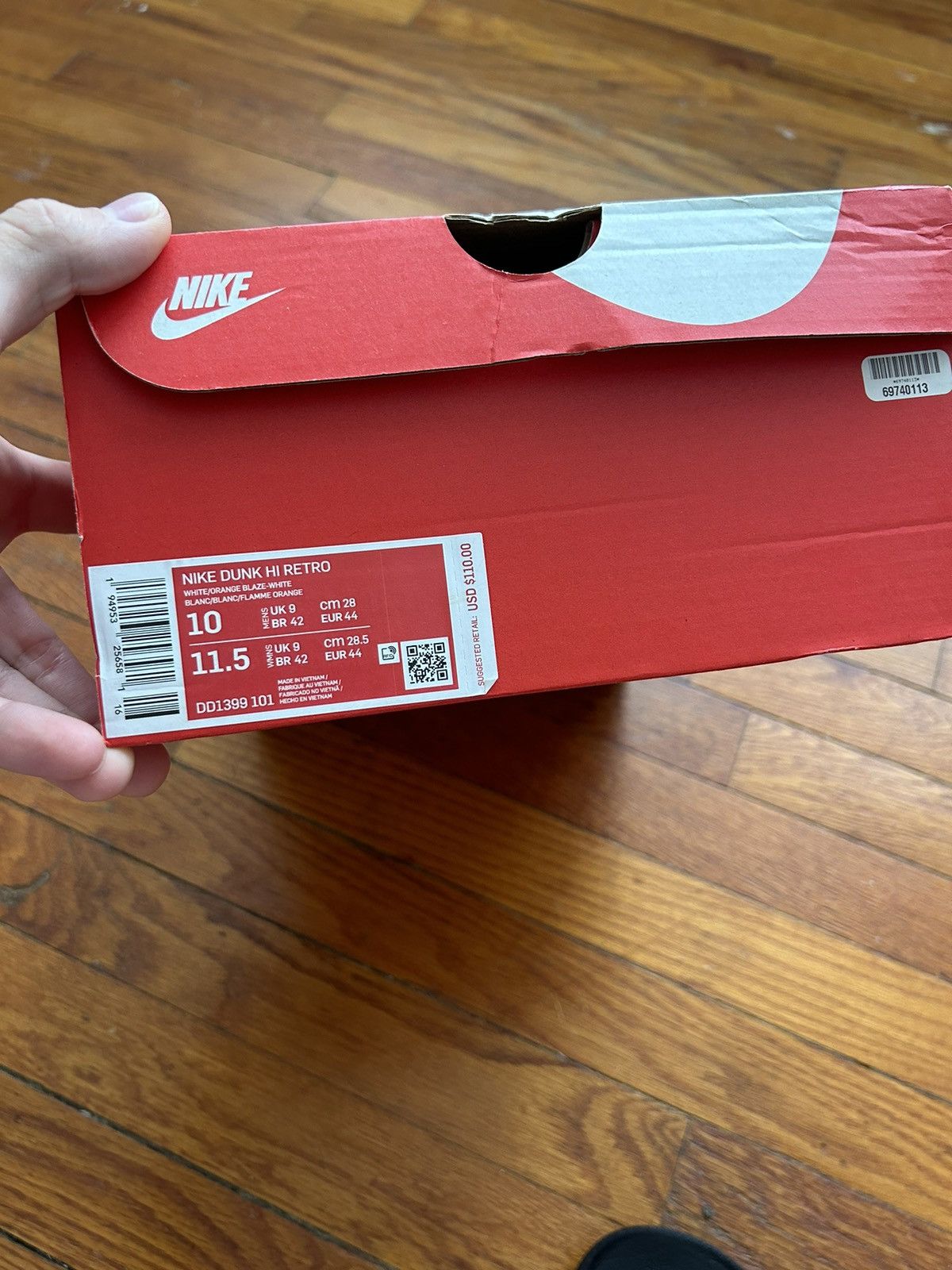 Nike Nike dunk high Syracuse Size US 10 / EU 43 - 7 Thumbnail