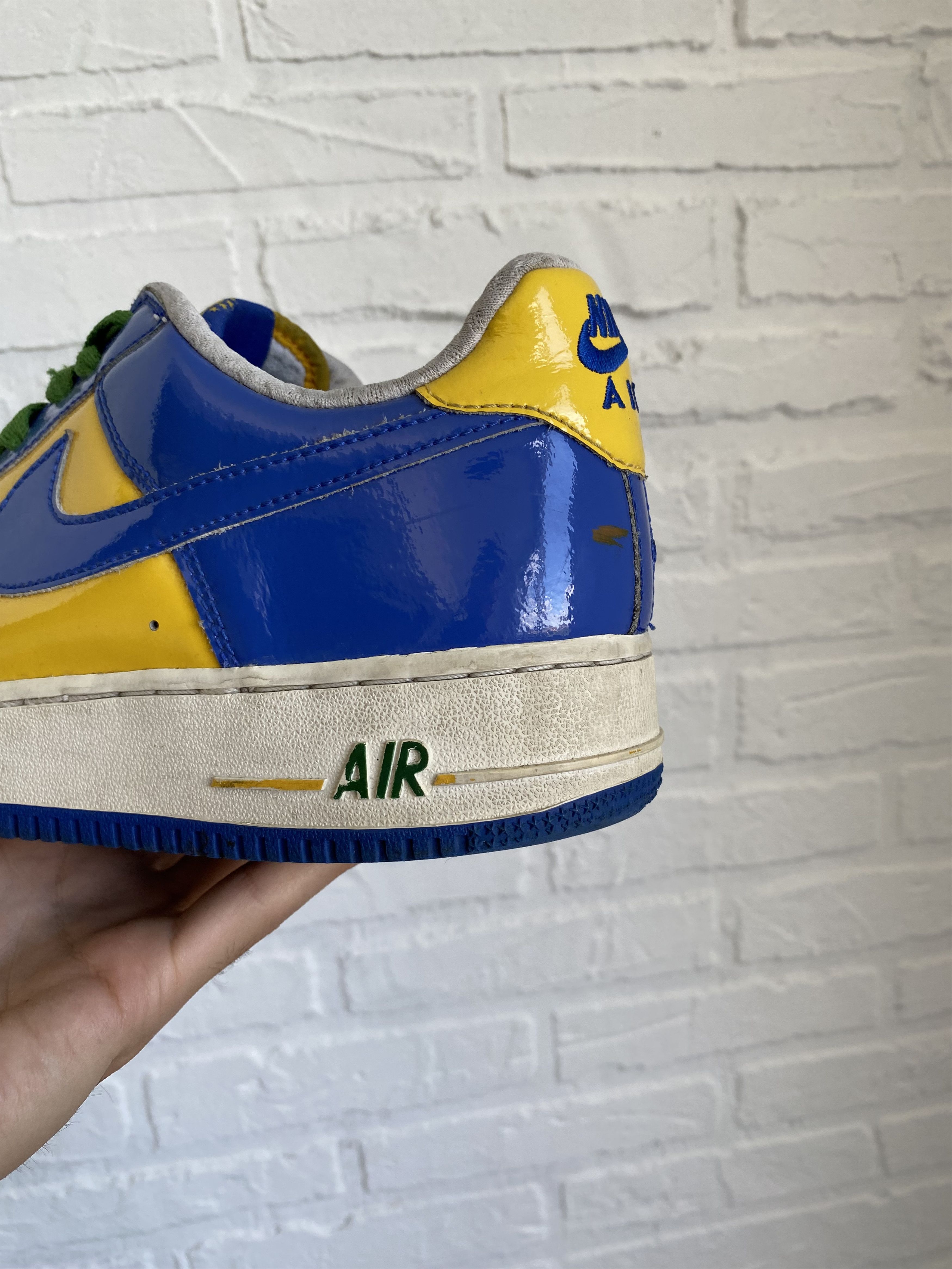 Nike Vintage Nike Air Force 1 Premium Brazil World Cup 2006 Size US 10 / EU 43 - 8 Thumbnail