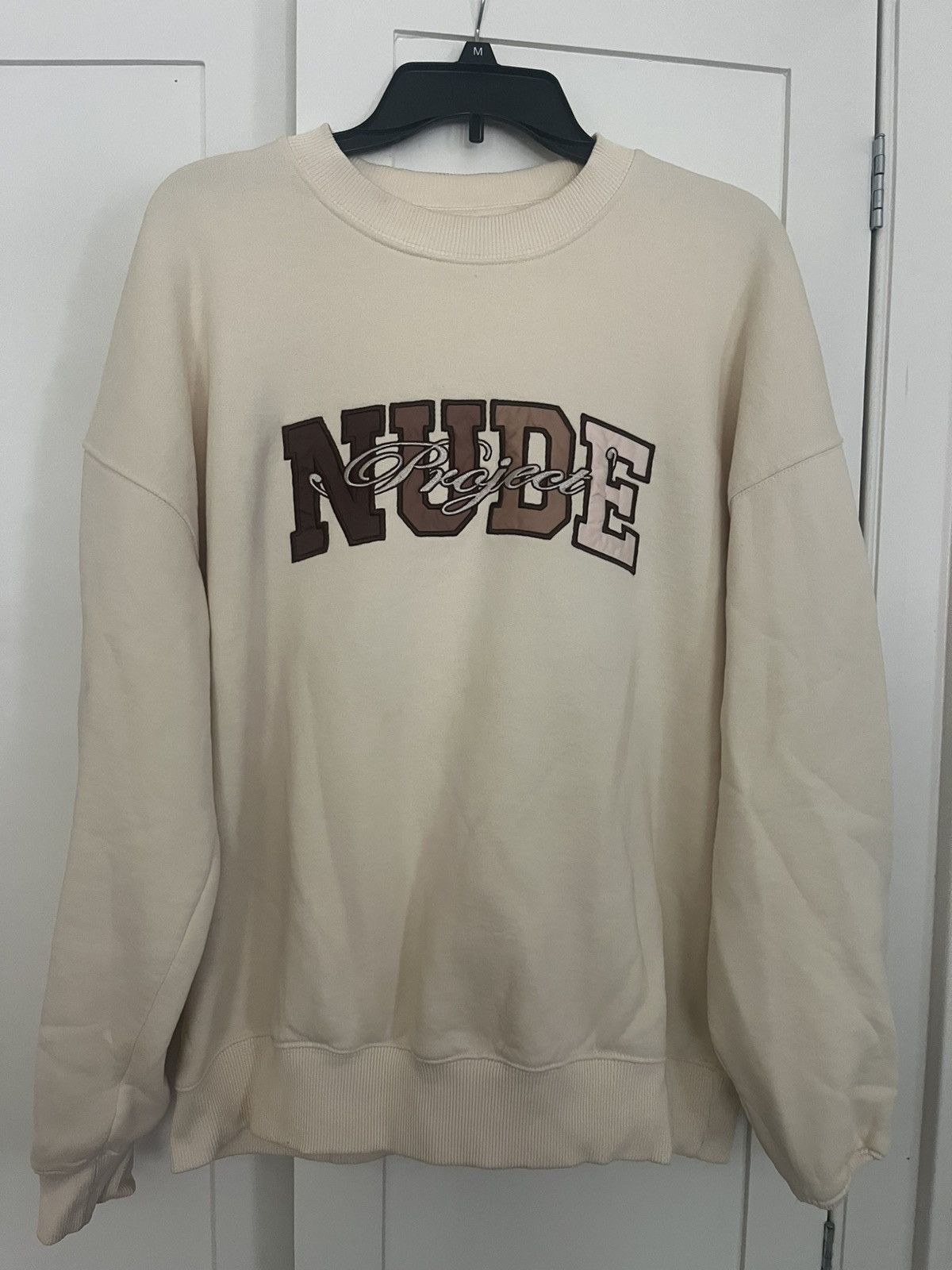 Other Nude Project Varsity Crewneck Marshmallow Size US L / EU 52-54 / 3 - 1 Thumbnail