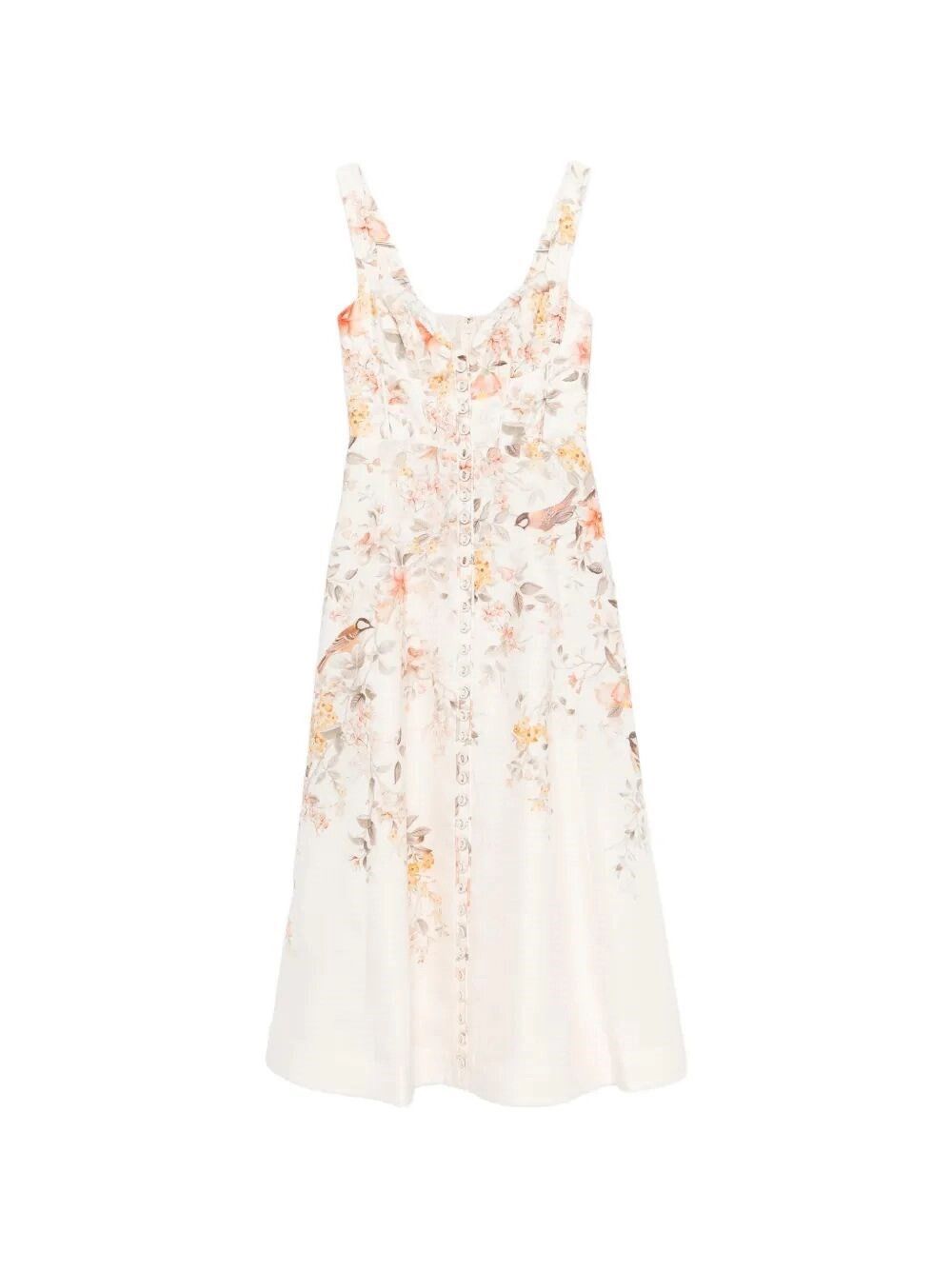 Zimmermann `Luna` Buttoned Picnic Dress Size M / US 6-8 / IT 42-44 - 1 Thumbnail