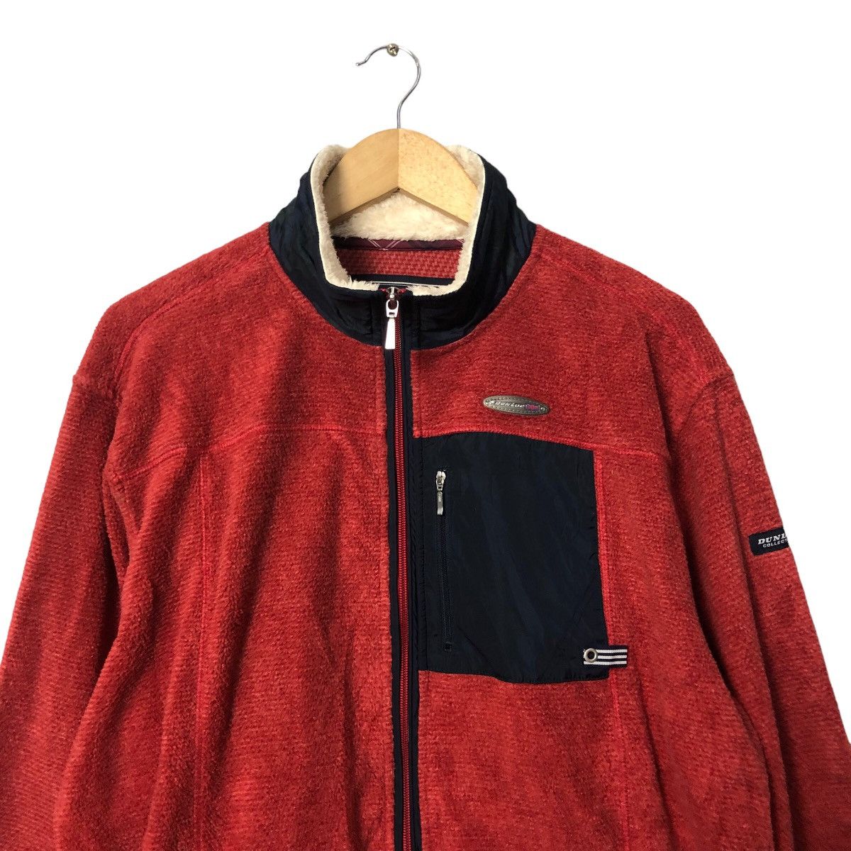 Dunlop Vintage Dunlop Collection Zipper Ups Fleece Jacket Size US XL / EU 56 / 4 - 4 Thumbnail