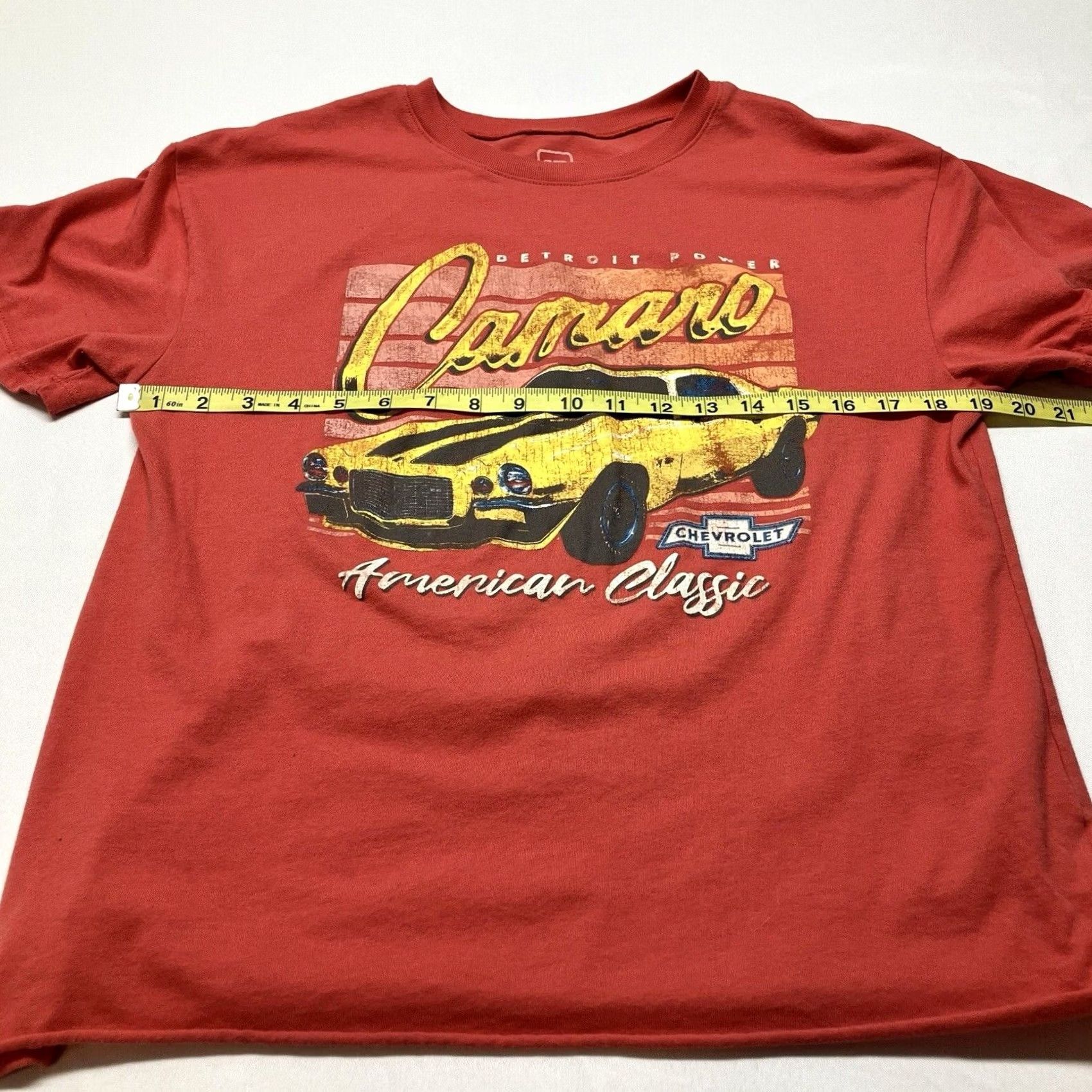 Vintage GM American Classic Camero Red Crop T Shirt Women’s L Size L / US 10 / IT 46 - 5 Thumbnail