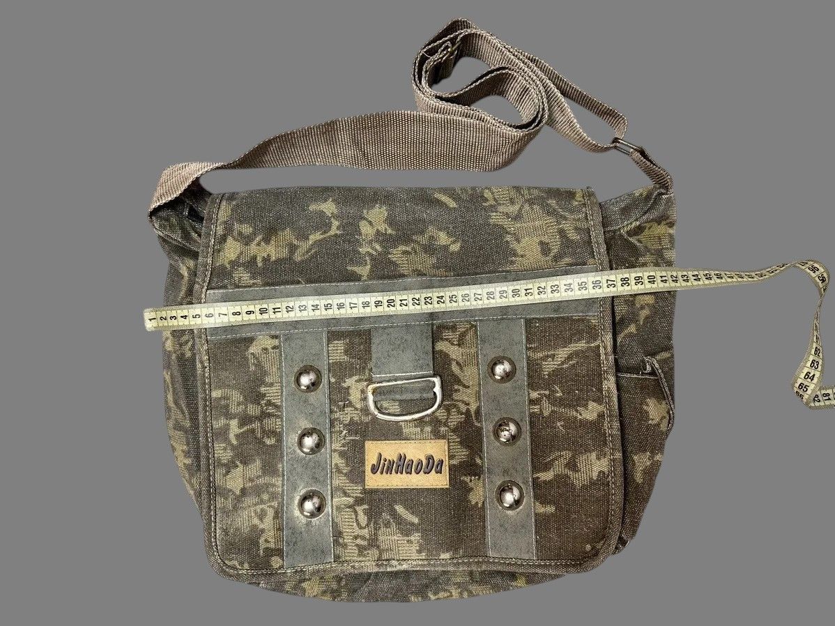 GOA Vintage Green Camo JinHaoDa Messenger Shoulder Bag Size ONE SIZE - 13 Thumbnail