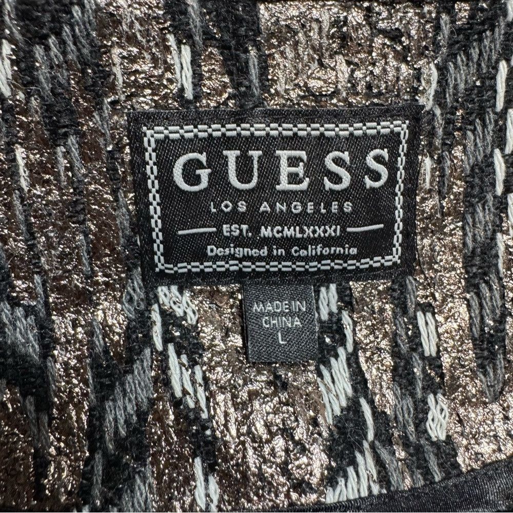 Guess NWT New GUESS Teeya Gilded Moto Jacket Size L Size L / US 10 / IT 46 - 7 Thumbnail