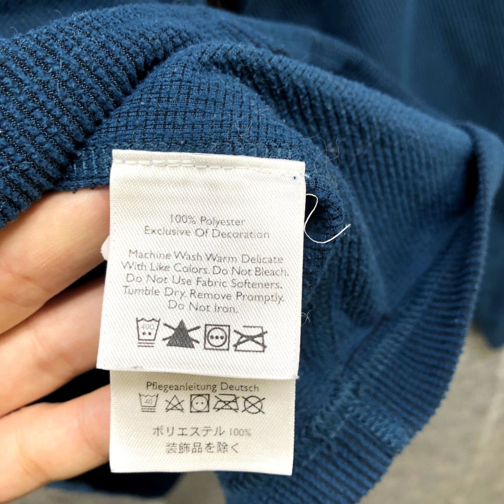 Eddie Bauer Eddie Bauer Mens S Blue 1/4 Zip Fleece Pullover Sweater Outdoor Shirt | Casual, Travel, Hiking, Winter Size US S / EU 44-46 / 1 - 7 Thumbnail