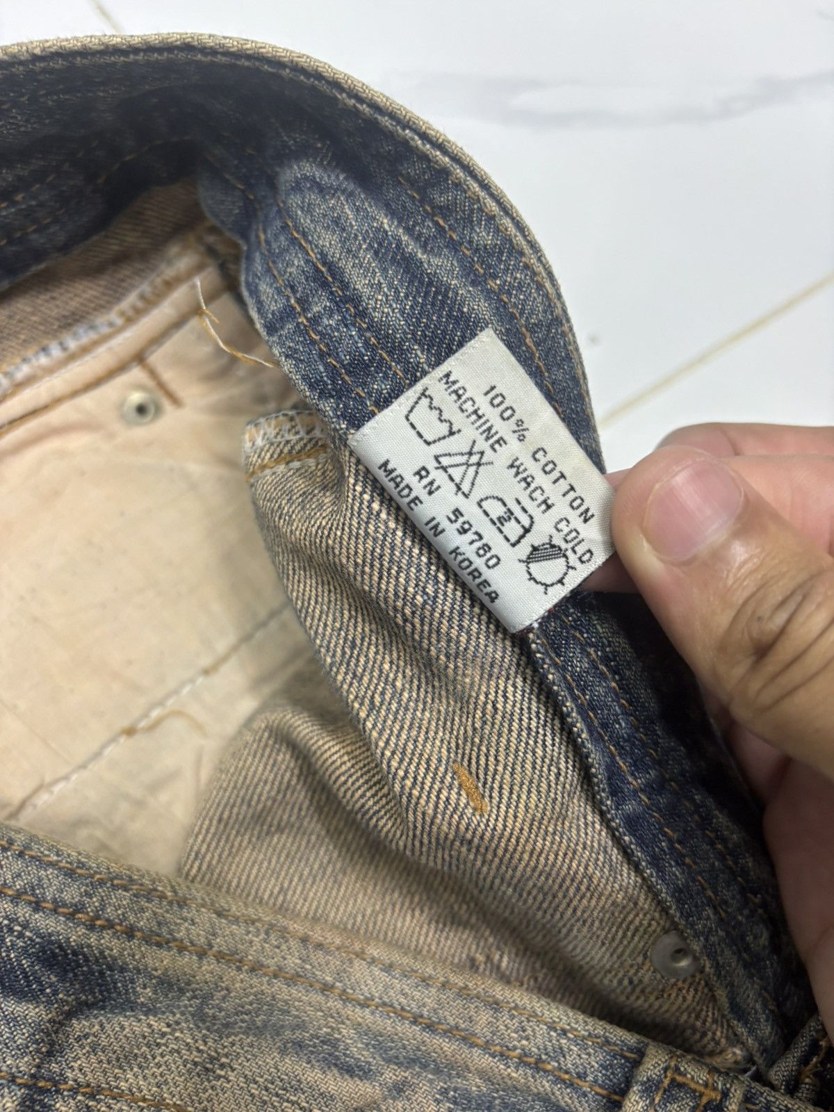If Six Was Nine Vintage Japanese Kinky Style Mud Wash Jeans Oops West Point Size 32" / US 10 / IT 46 - 12 Thumbnail