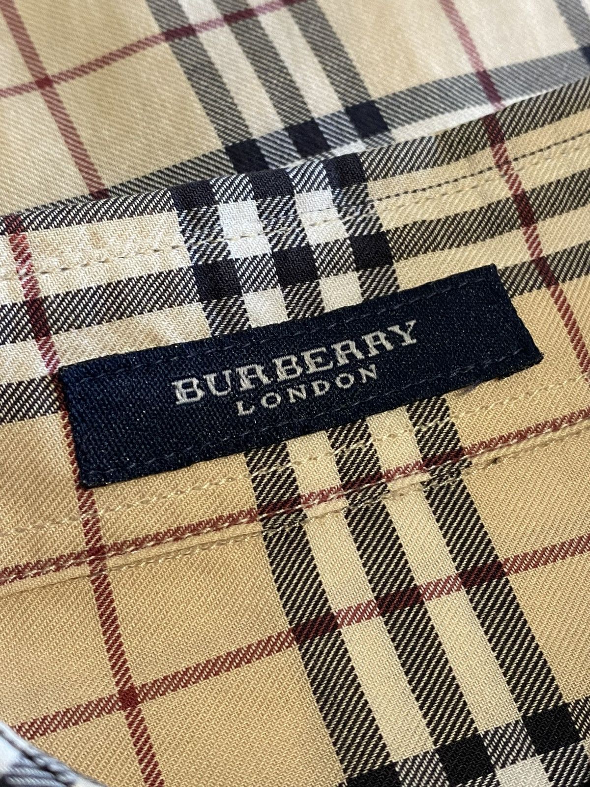 Burberry Vintage Burberry London Nova Check All Over Print Rare Shirt Size M / US 6-8 / IT 42-44 - 12 Thumbnail