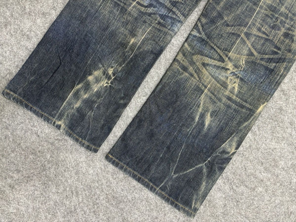 Edwin 💥Insane Raw Fades💥Edwin 503 Wide Japan Style Denim F478 Size US 33 - 23 Thumbnail