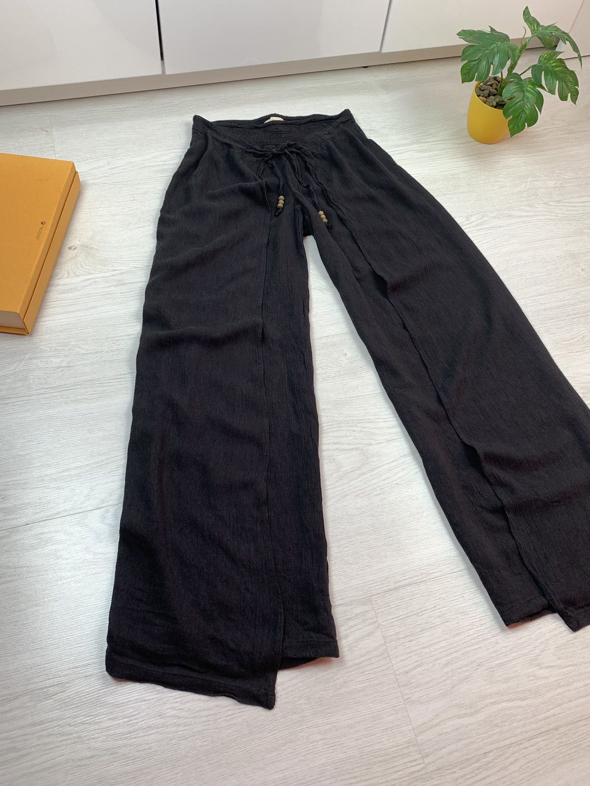 Denim & Supply Ralph Lauren Denim Supply Ralph Lauren Wrap Womens Wideleg Pants Size XS Size 27" / US 4 / IT 40 - 2 Thumbnail