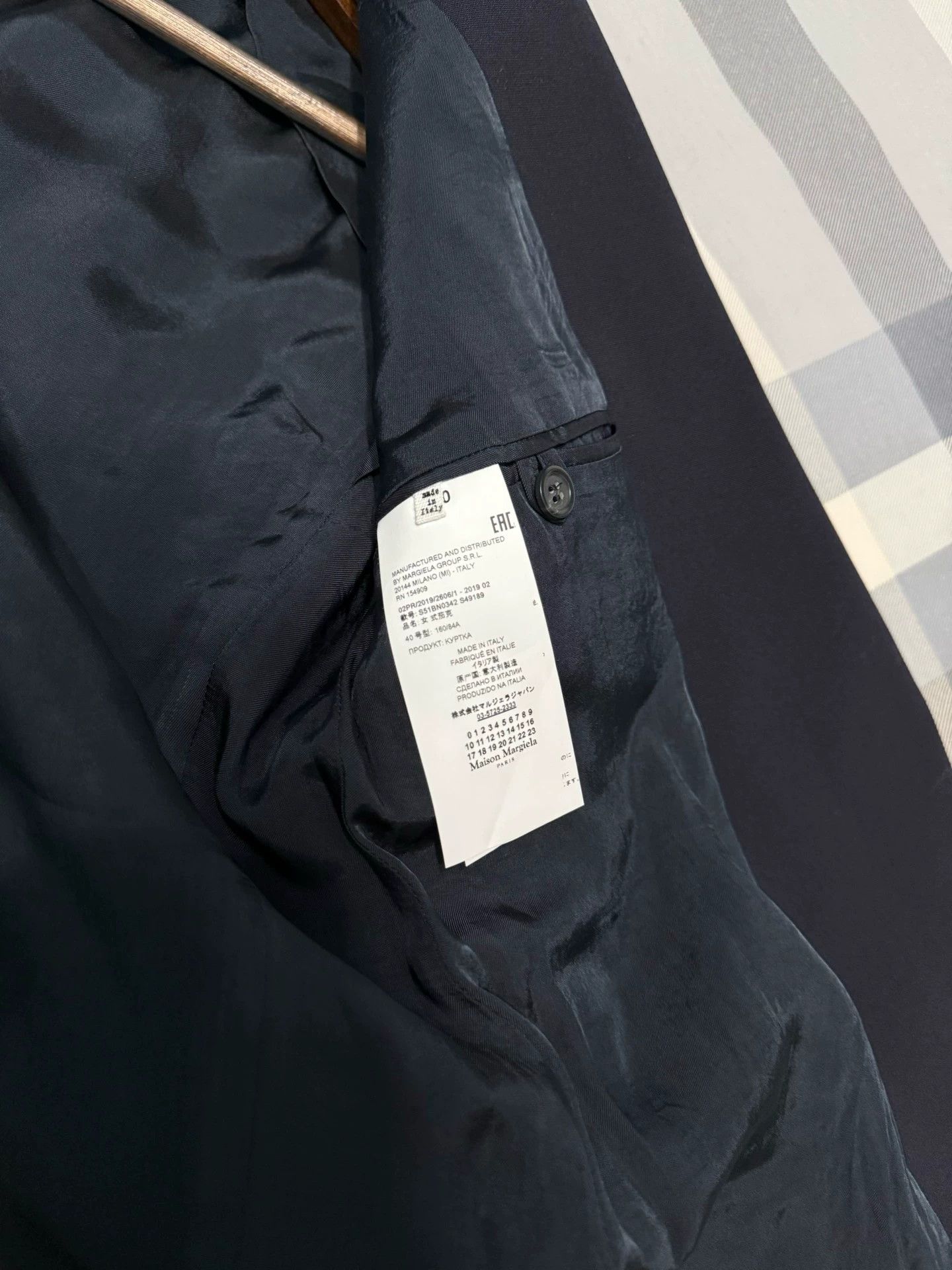 Maison Margiela Maison Margiela Women's Blazer with Velcro Belt Size S / US 4 / IT 40 - 8 Thumbnail