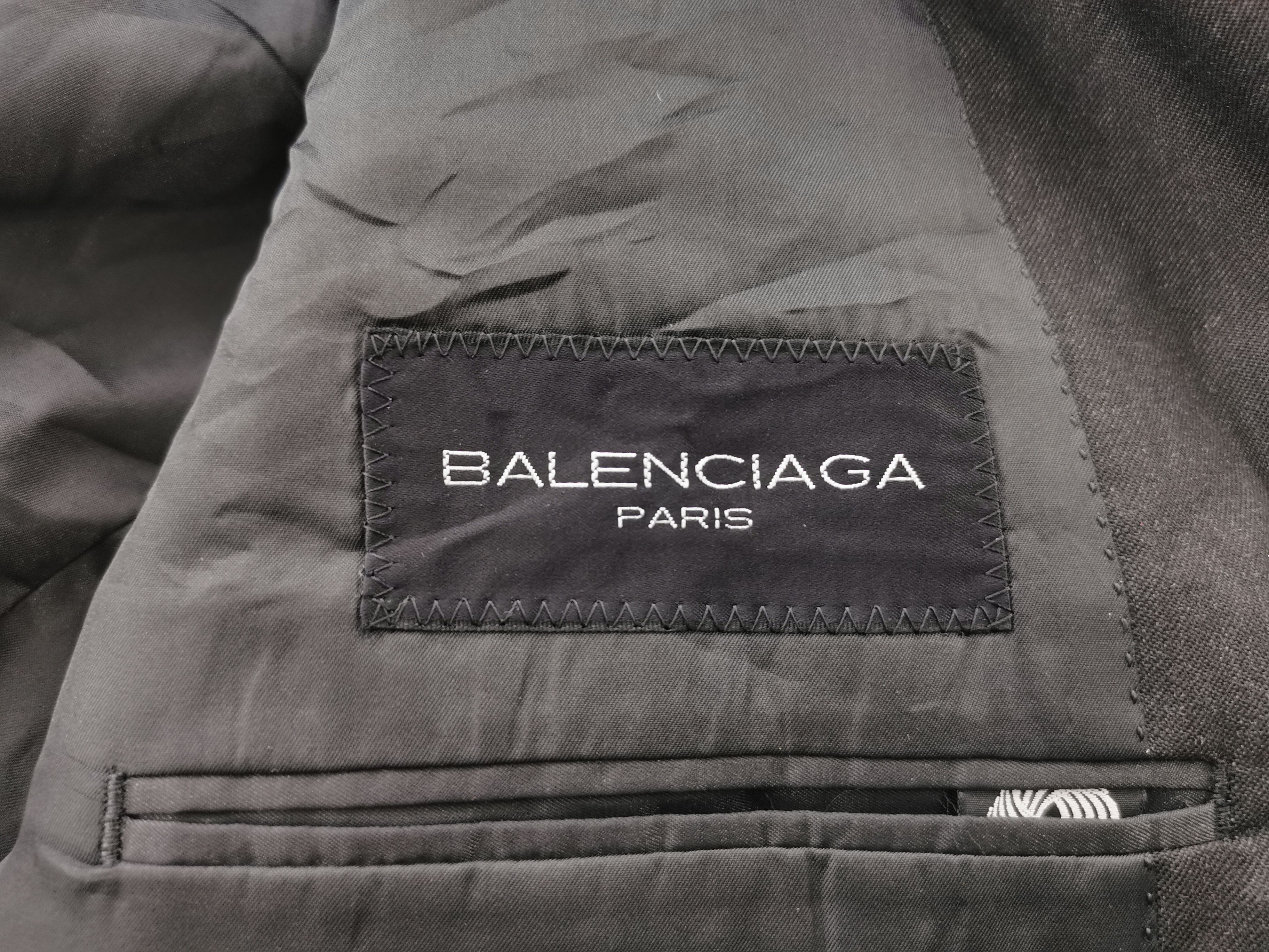 Balenciaga Vintage 90's Balenciaga Wool Blazer Made In Japan Size L Size 44S - 4 Thumbnail