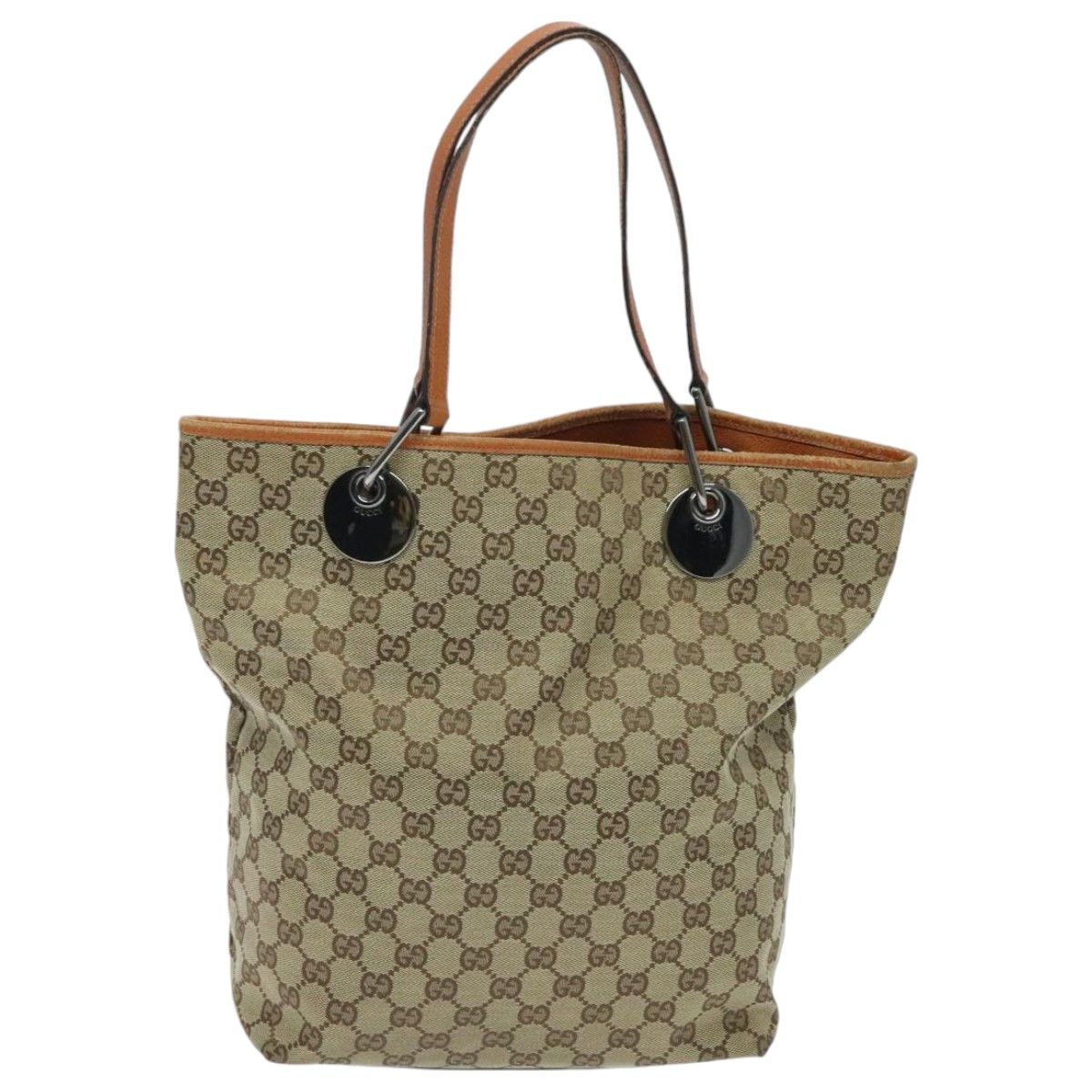 Gucci Beige Canvas Tote Bag (Pre-Owned) Size ONE SIZE - 1 Thumbnail