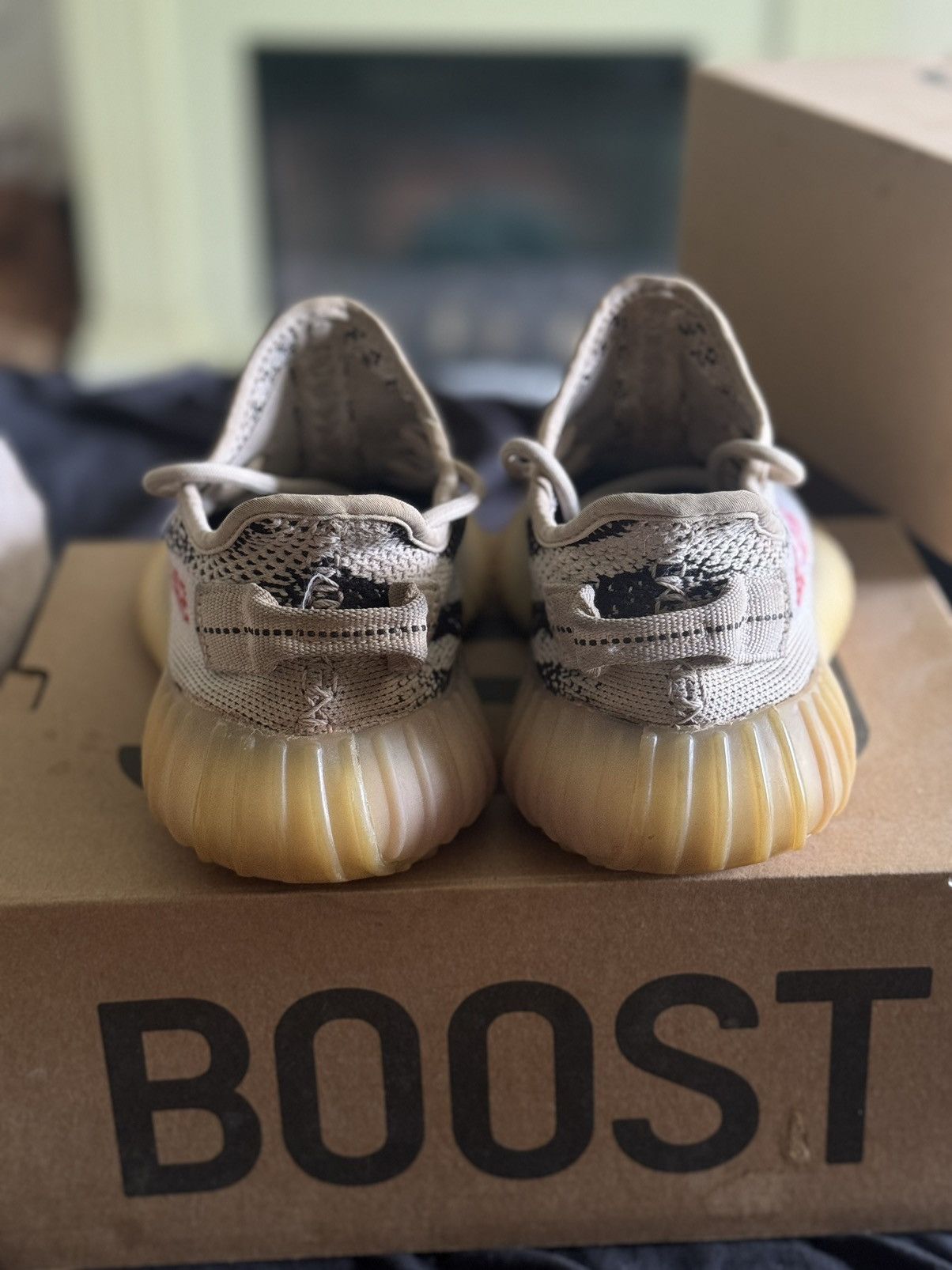 Adidas × Kanye West × Yeezy Yeezy Boost 350 v2 zebra Size US 5 / EU 37 - 4 Thumbnail