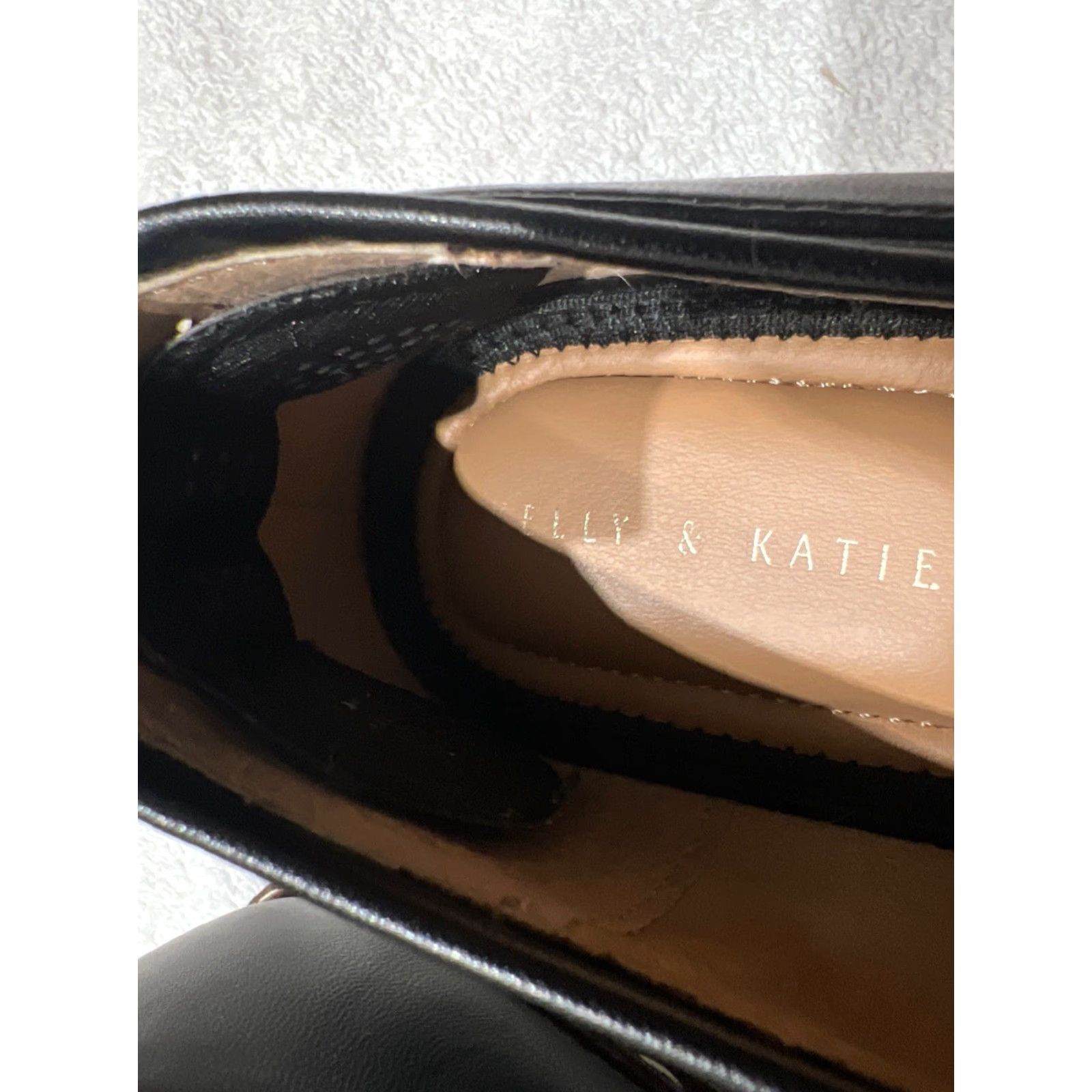 Vintage KELLY & KATIE Loafers Ally 10M Black Platform Chunky Penny Preppy Size US 10 / IT 40 - 4 Thumbnail