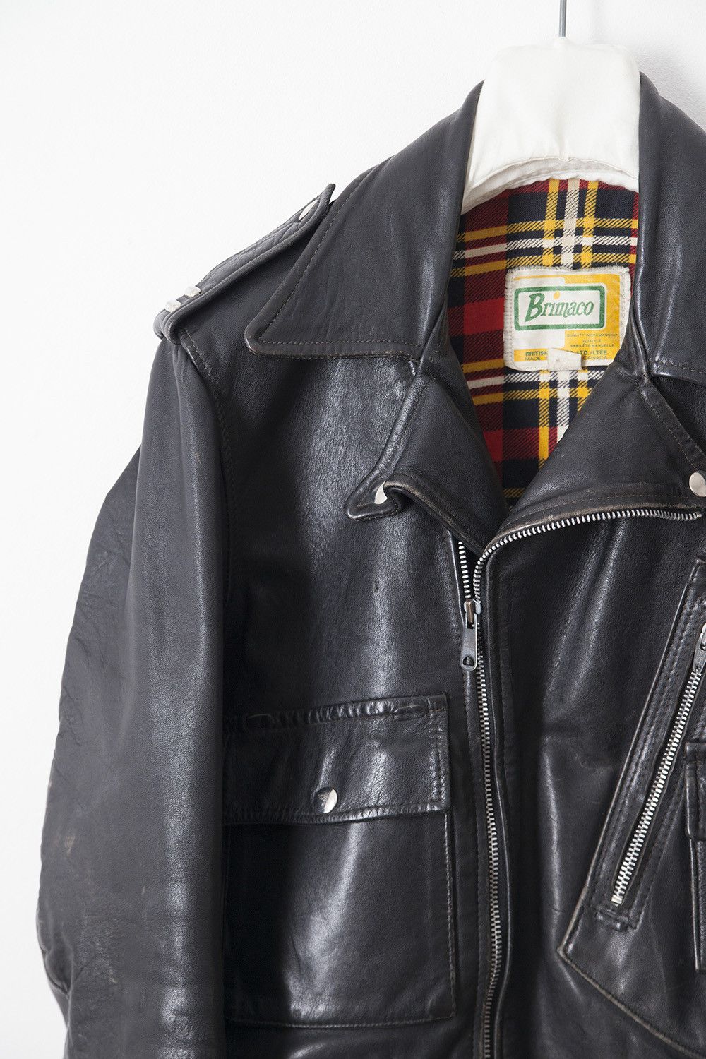 Vintage 1980's Brimaco D-pocket leather jacket Size US S / EU 44-46 / 1 - 2 Thumbnail
