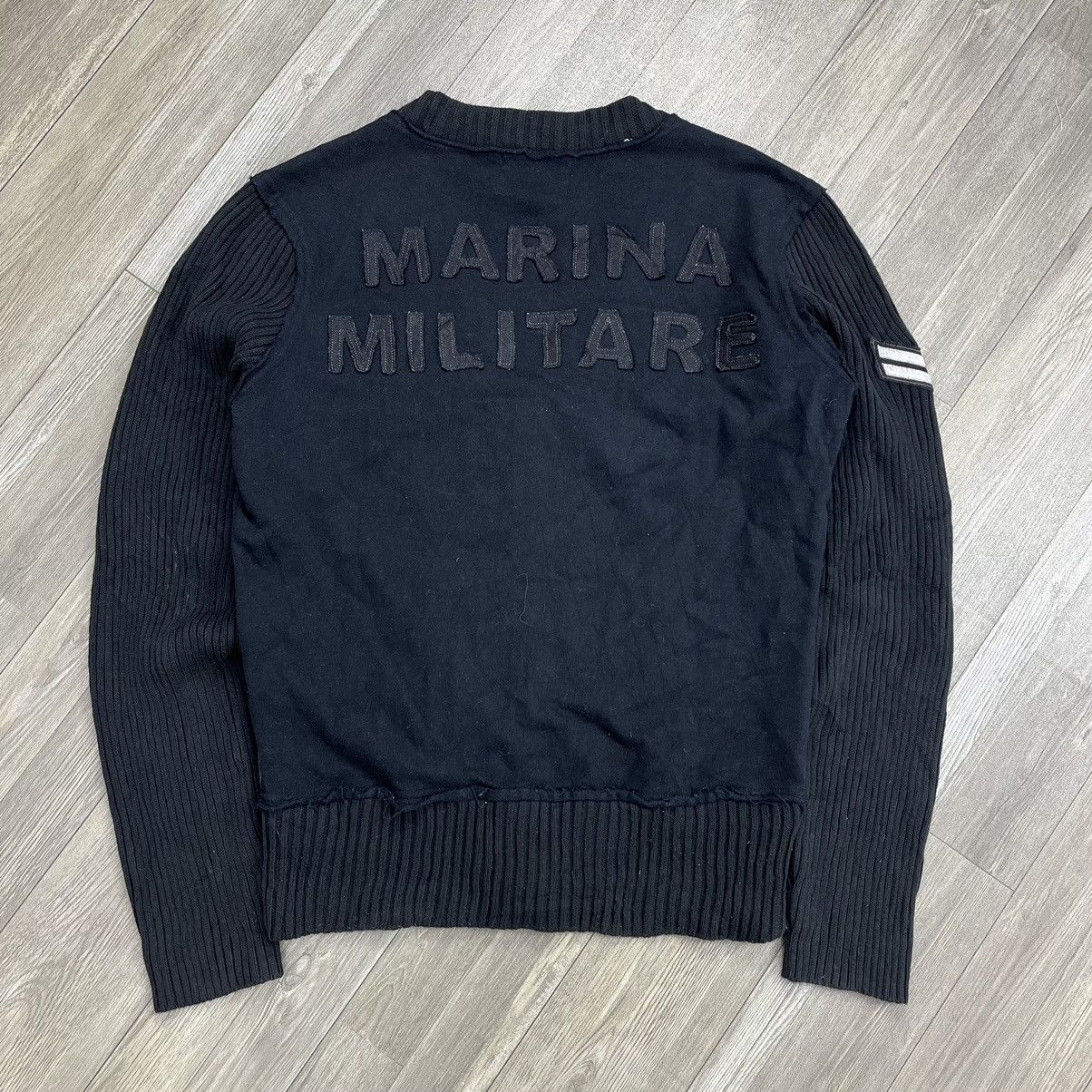 Japanese Brand Vintage 291295=Homme Wool Marina Militane Cardigan Size US M / EU 48-50 / 2 - 14 Thumbnail