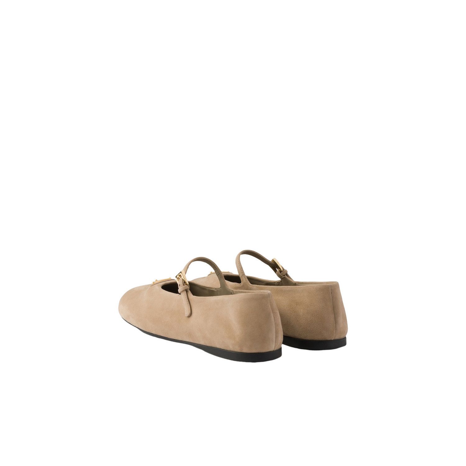 Prada PRADA $1100 Sand Beige Suede Ballerinas New & Authentic (Wom Size US 6.5 / IT 36.5 - 4 Thumbnail
