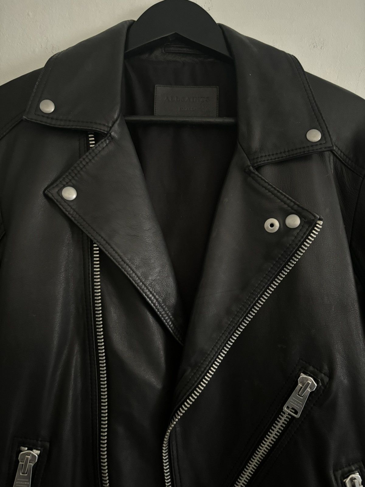 Allsaints LEATHER JACKET Size US S / EU 44-46 / 1 - 4 Thumbnail