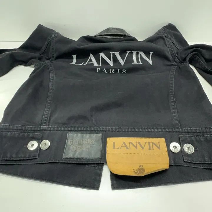 Lanvin x Gallery Dept. Black Denim Jacket -2507