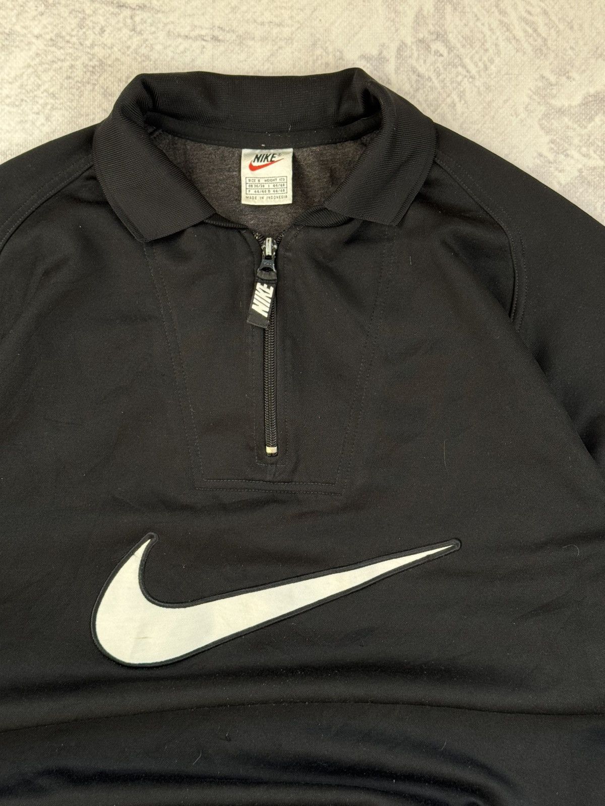 Nike × Vintage NIKE 1/3 ZIP VINTAGE CENTER LOGO OVERSIZE BOXY SWEATSHIRT Size US S / EU 44-46 / 1 - 2 Thumbnail