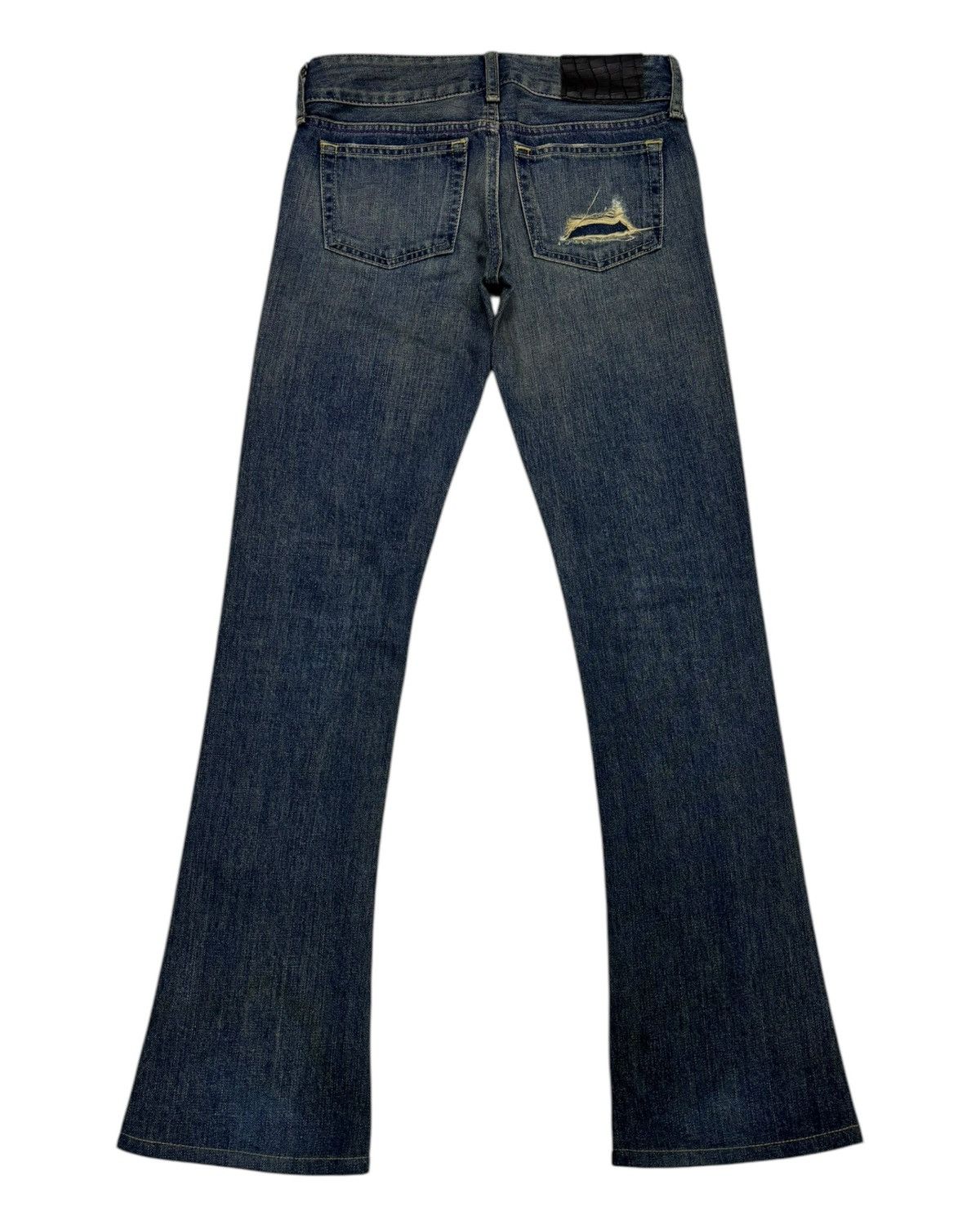 If Six Was Nine × Japanese Brand × Le Grande Bleu (L.G.B.) 🔥FLARE JEANS MADE IN JAPAN SLY BLUE BOOTCUT DENIM Size 27" / US 4 / IT 40 - 2 Thumbnail