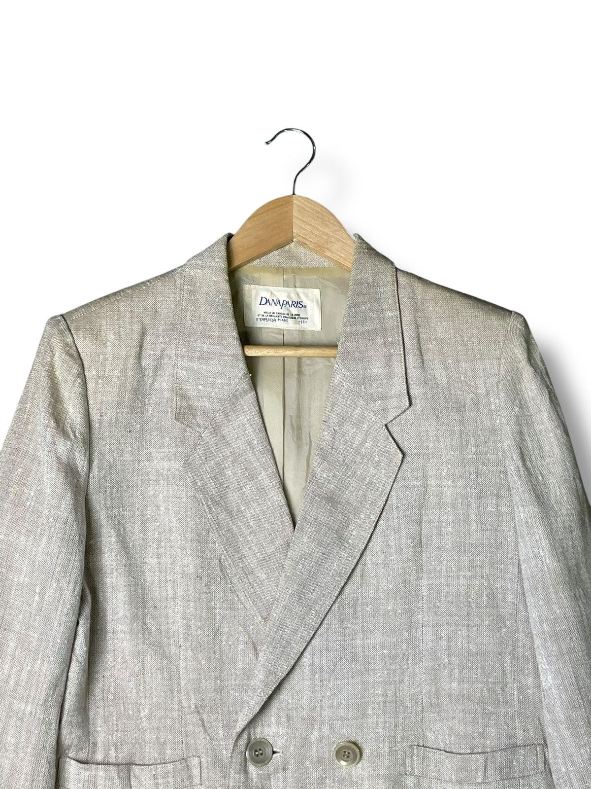 Designer × Japanese Brand × Vintage Dana Paris Brand Double Breasted Coat (53) Size US XXS / EU 40 - 4 Thumbnail